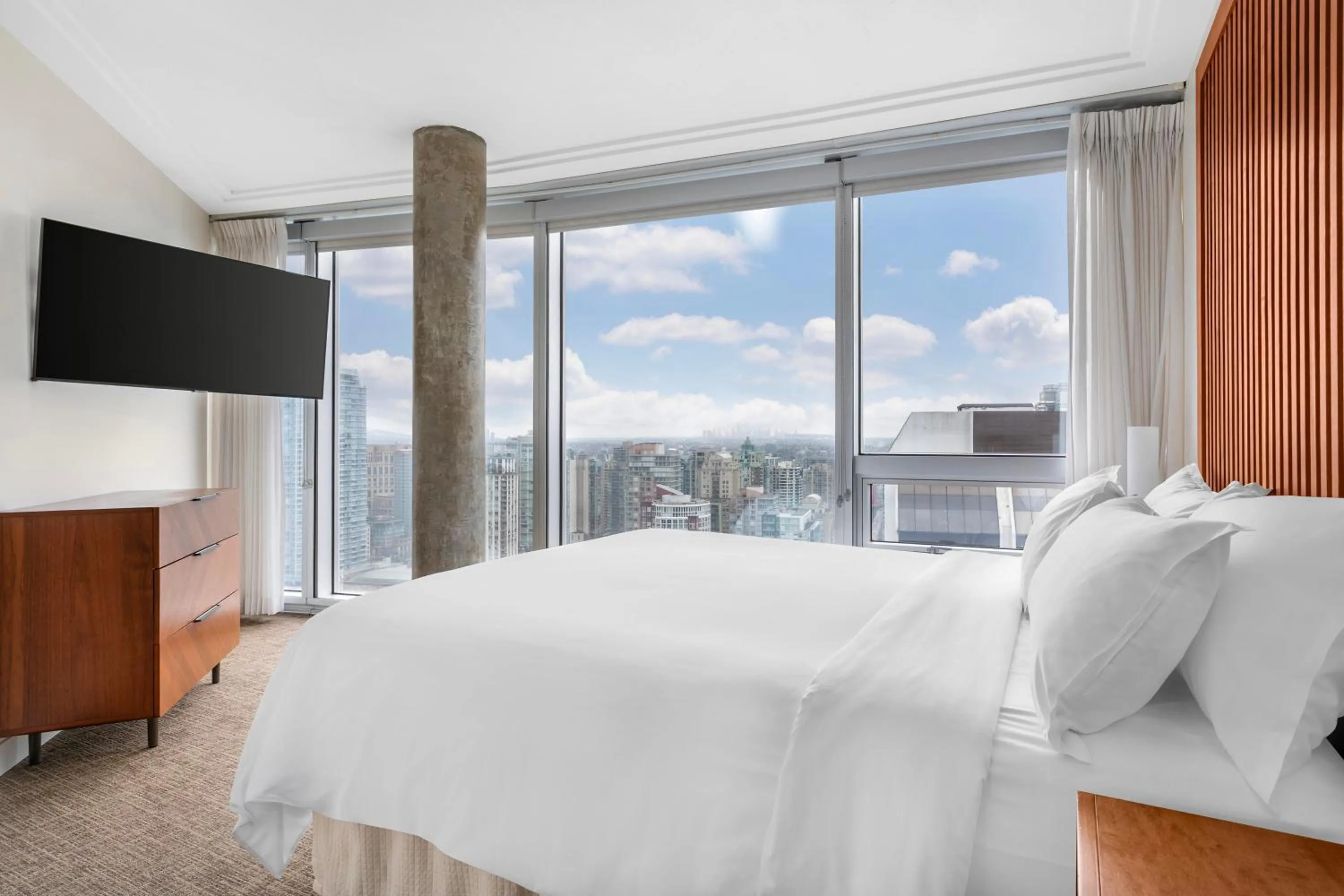 Bed in Embarc Vancouver