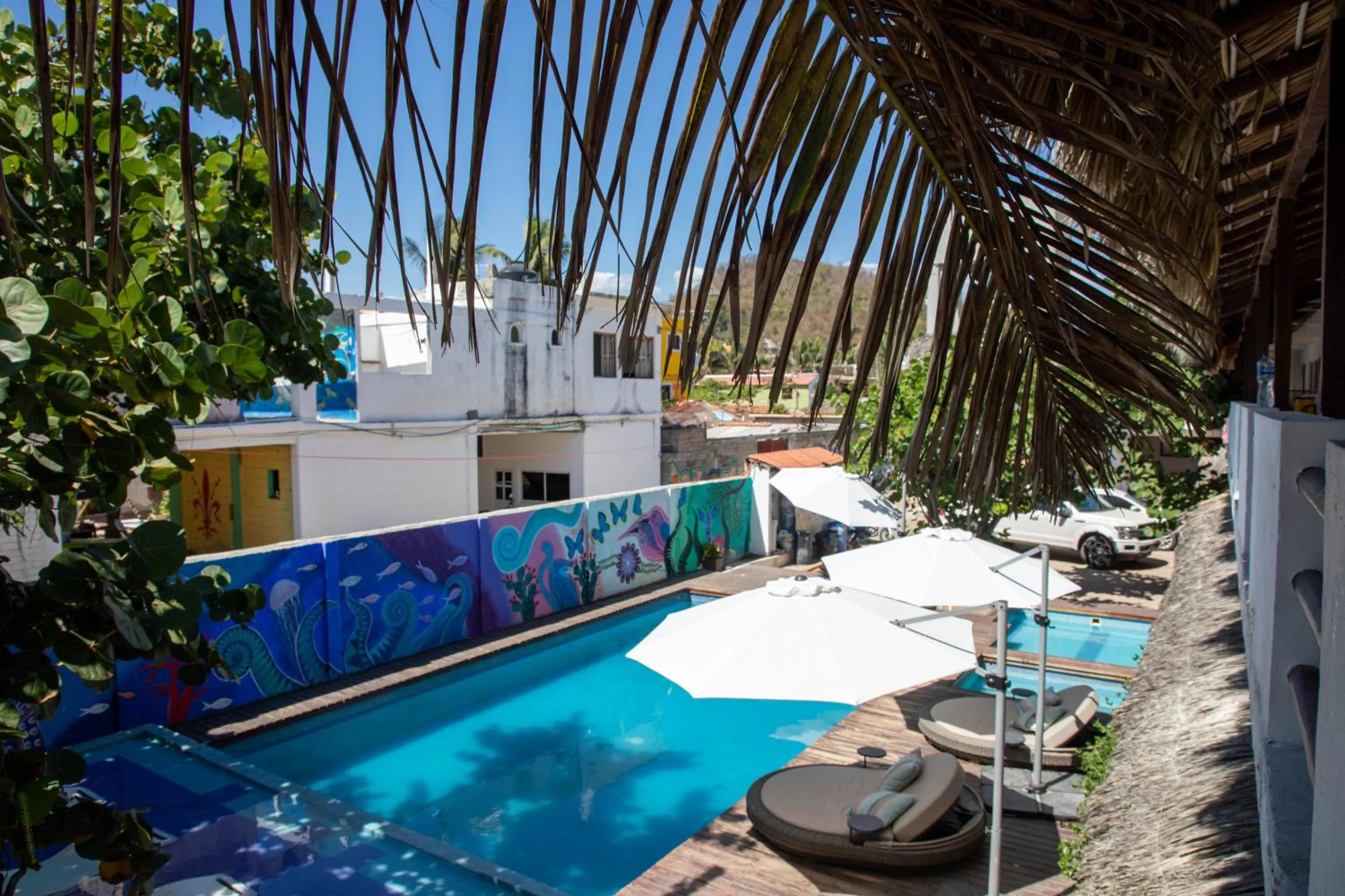Solarium in Hotel Playa Zipolite