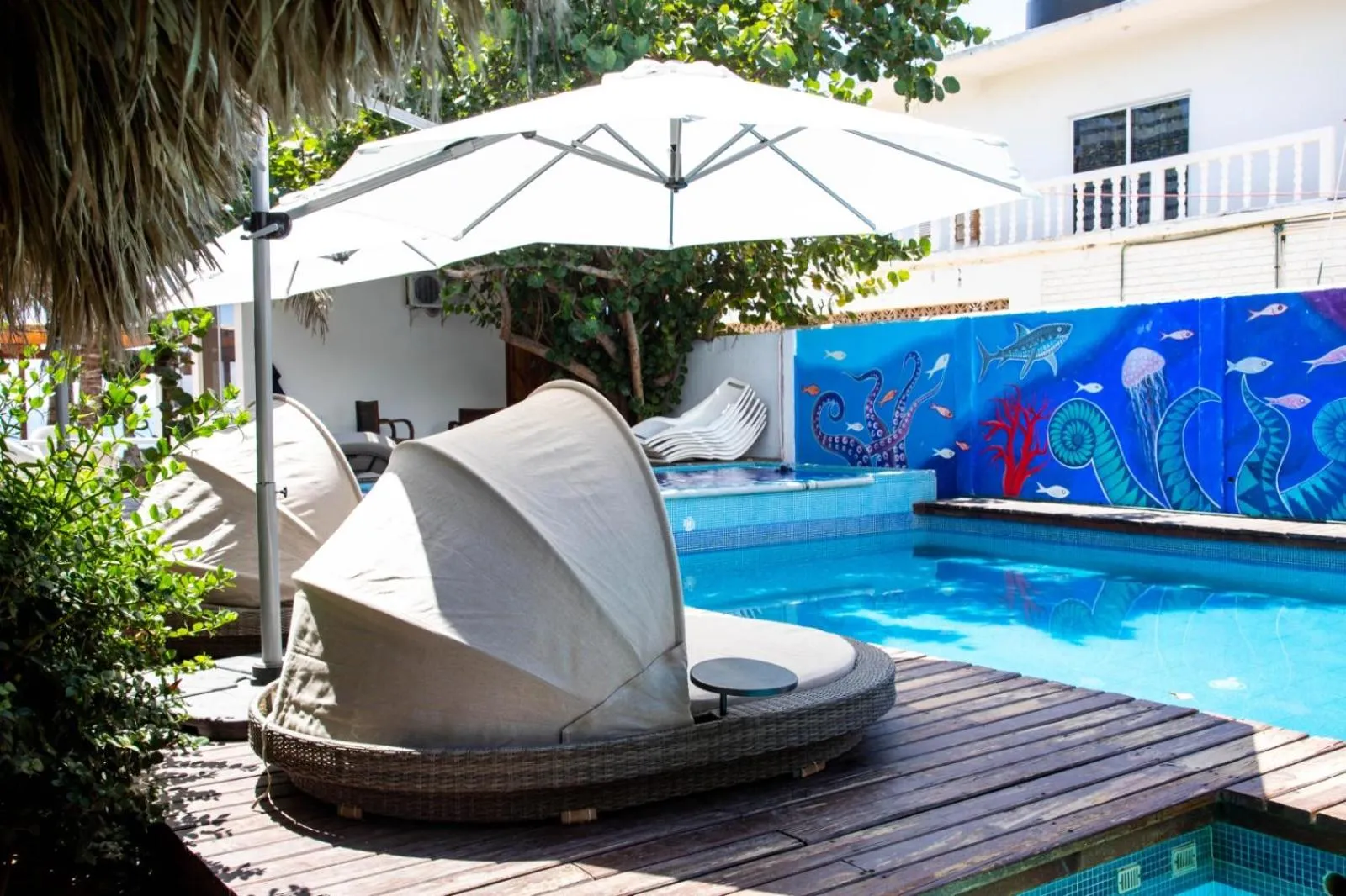 Swimming pool in Hotel Playa Zipolite