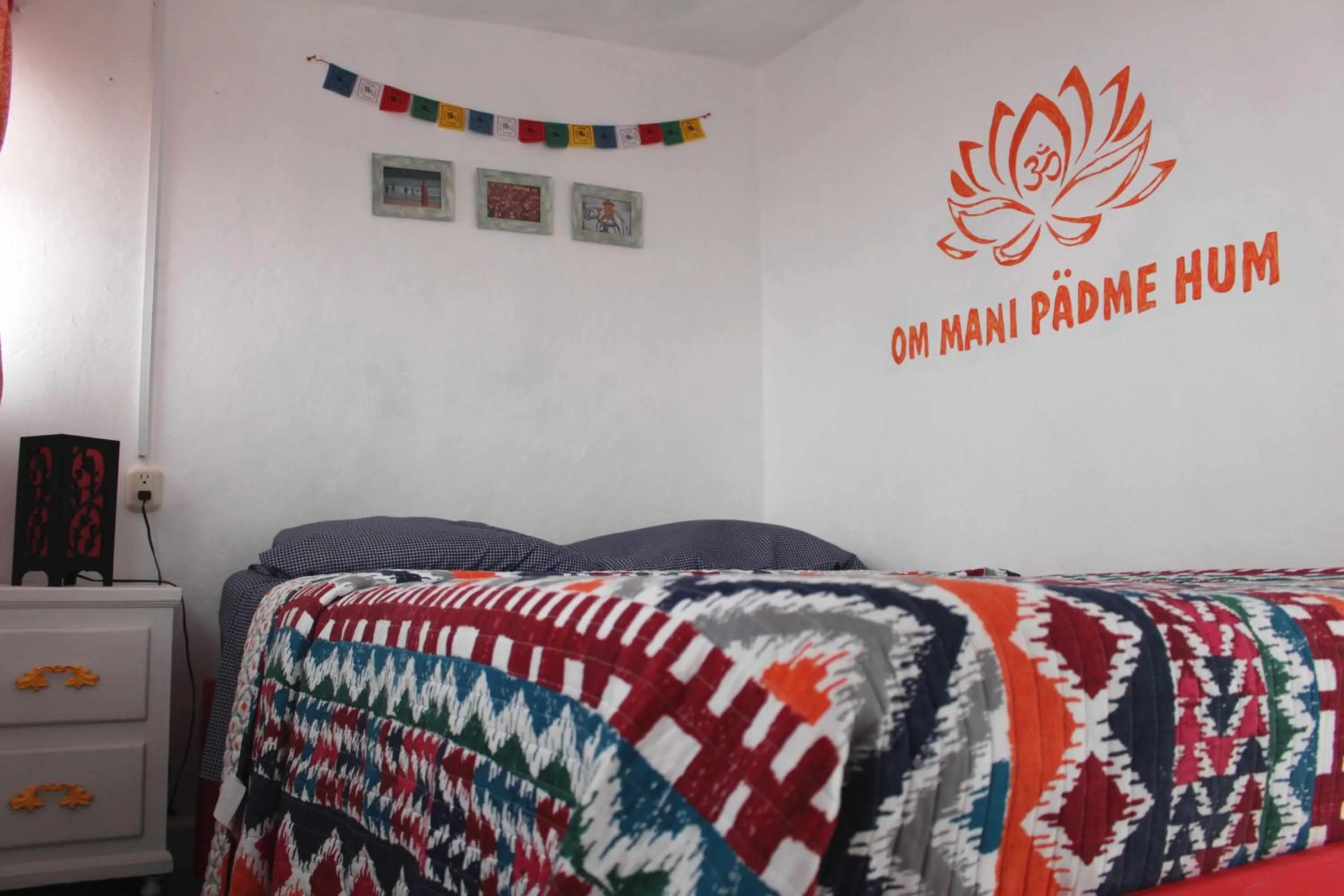 Bed in Hostal La Isla