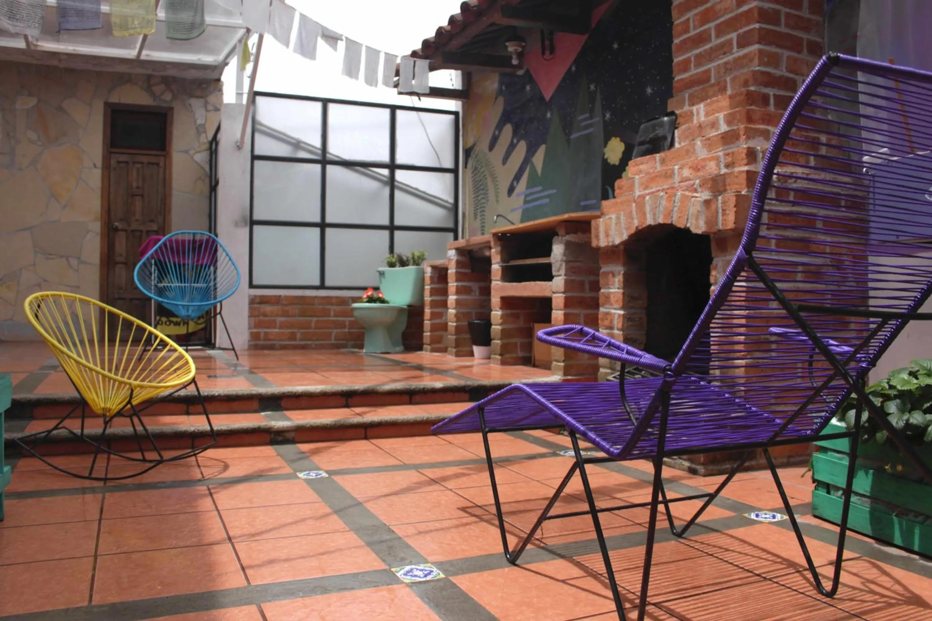 Balcony/Terrace in Hostal La Isla
