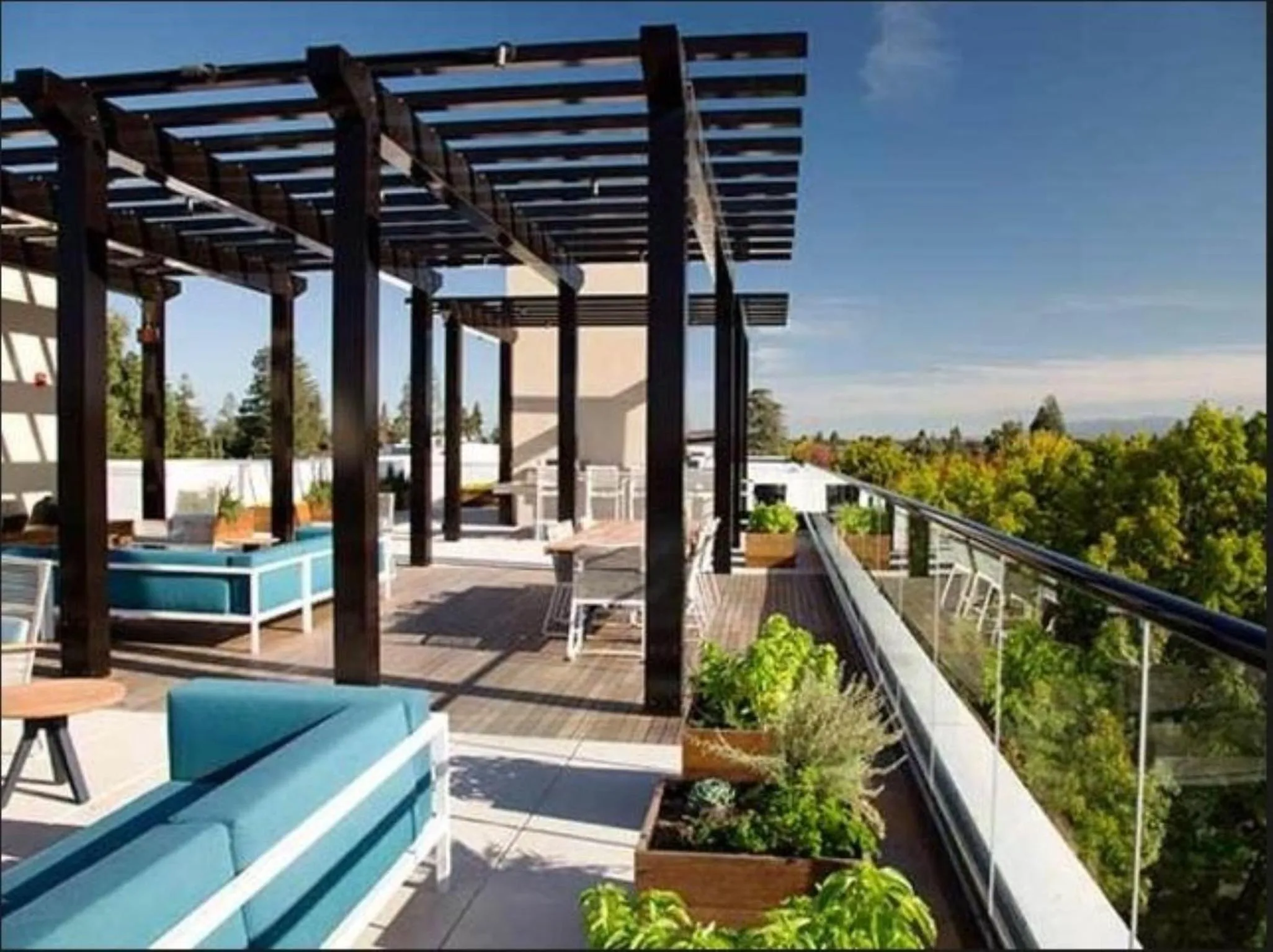 Balcony/Terrace in Global Luxury Suites at Downtown Mountain View