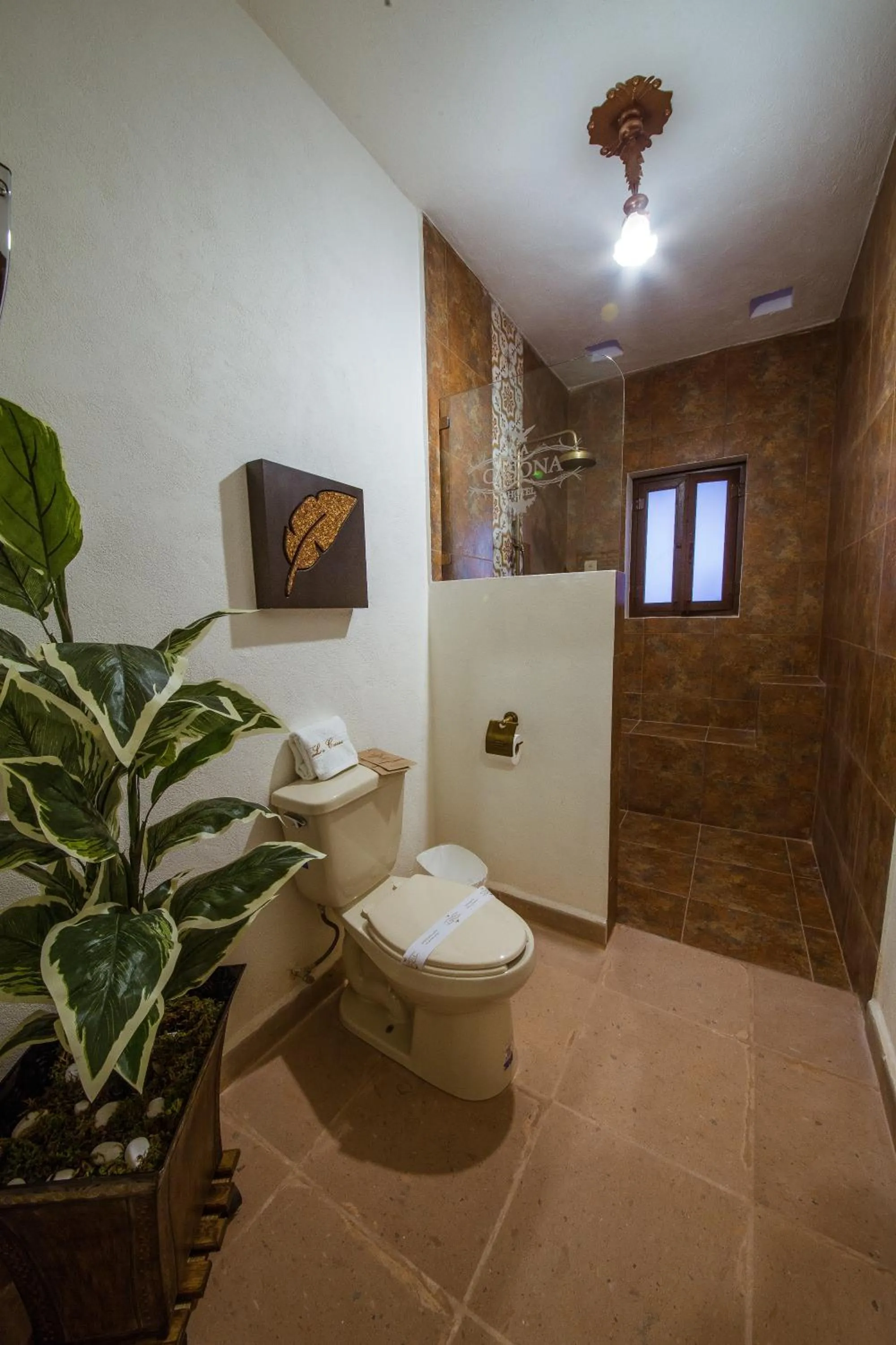 Shower in La Casona Minera