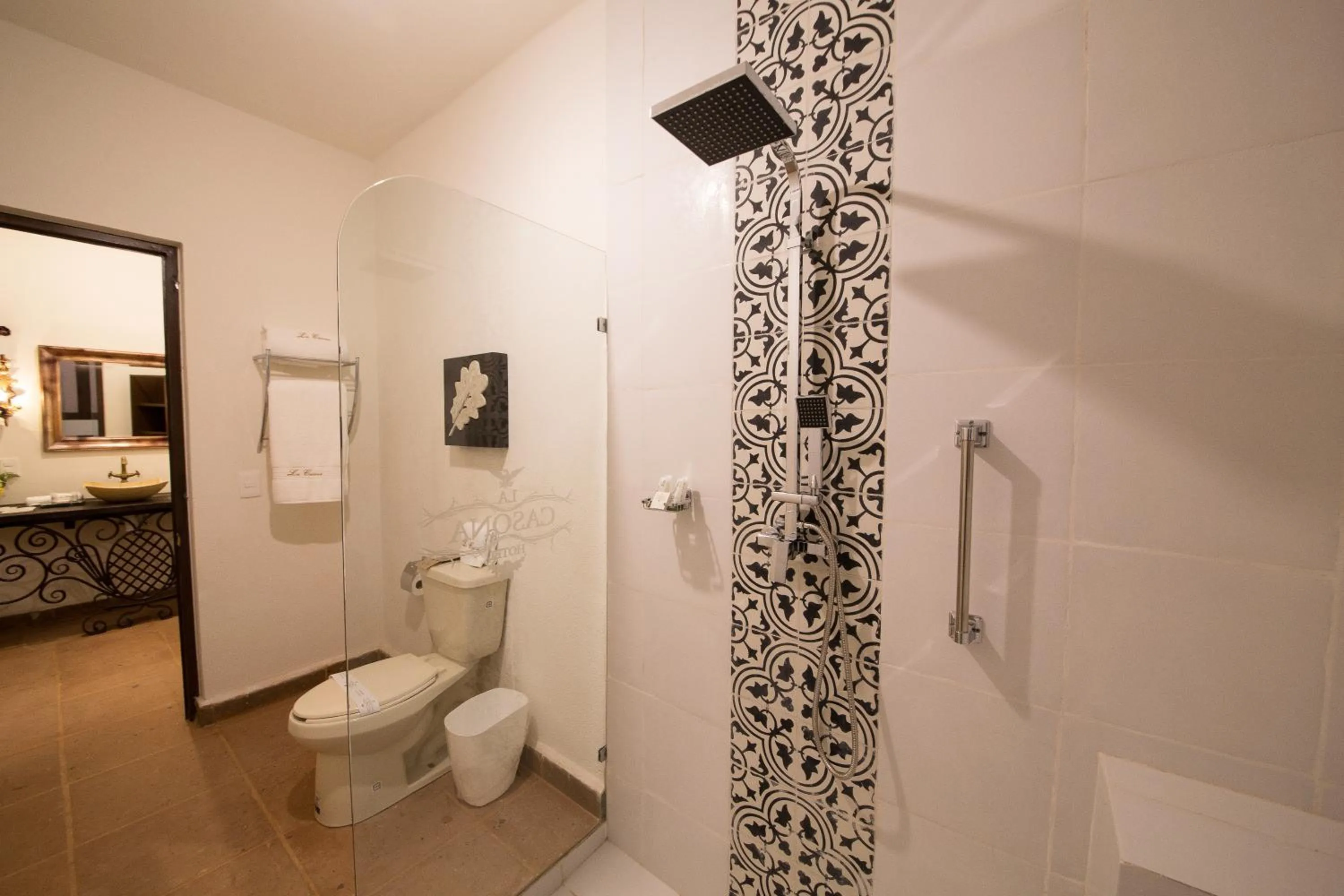 Shower in La Casona Minera