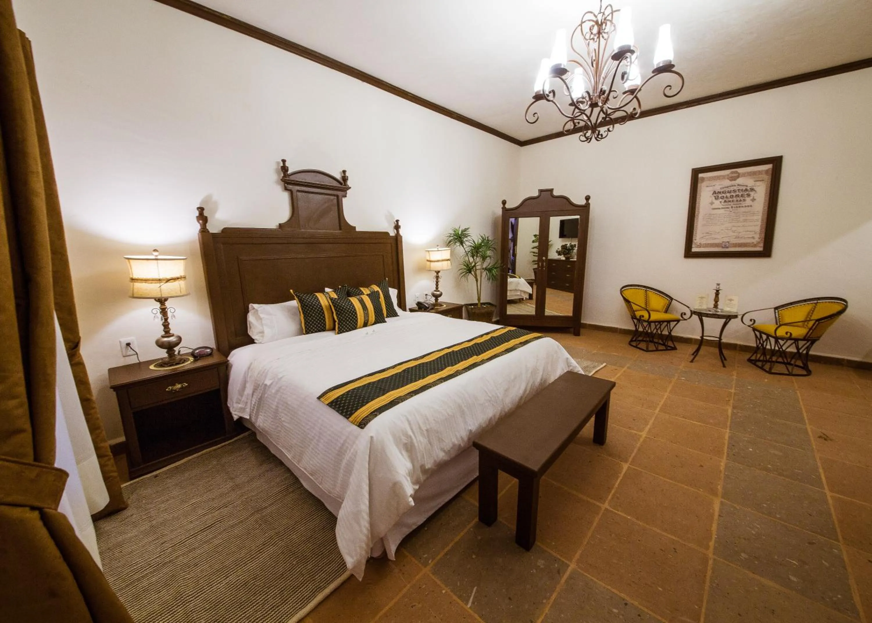 Bed in La Casona Minera