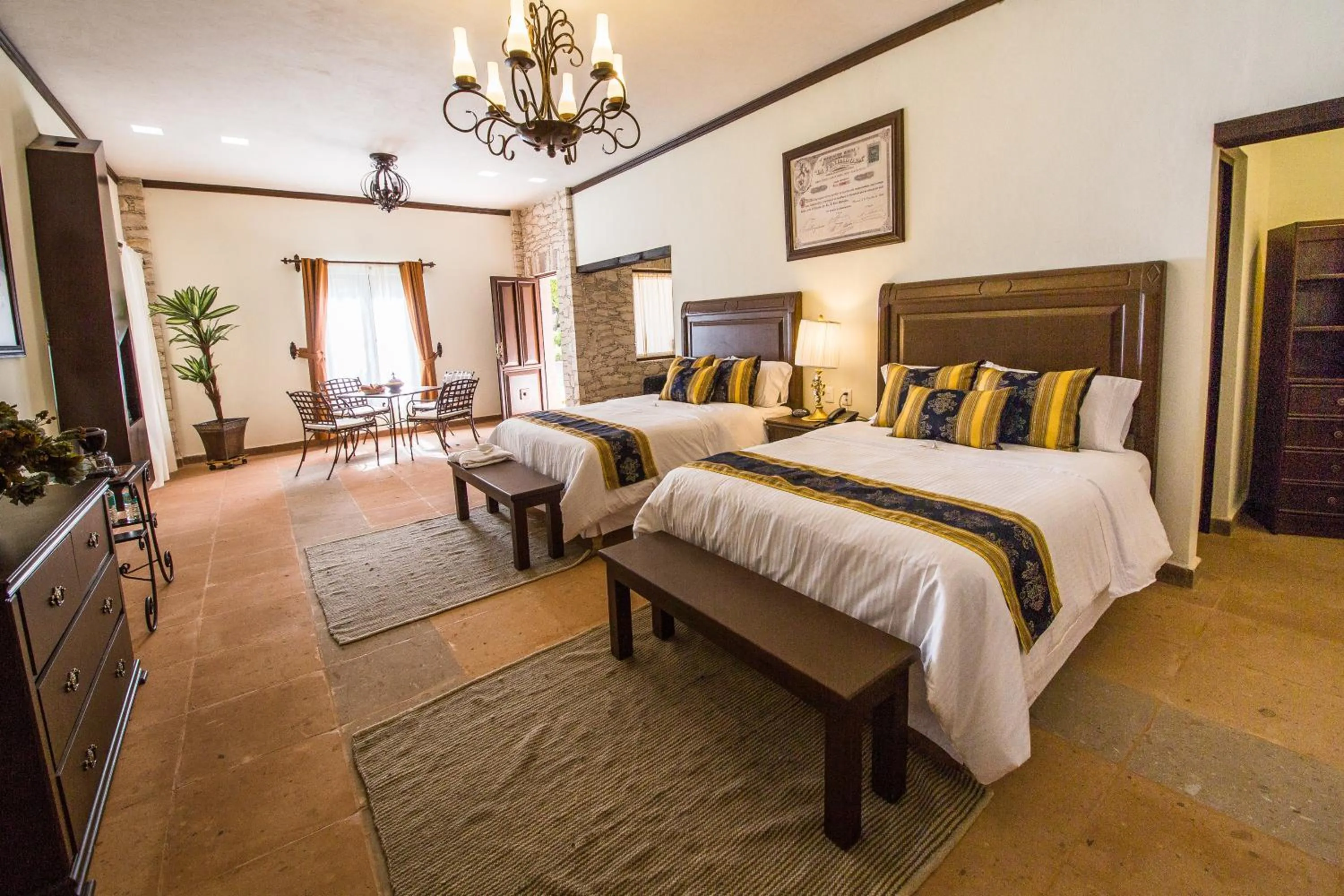 Bed in La Casona Minera