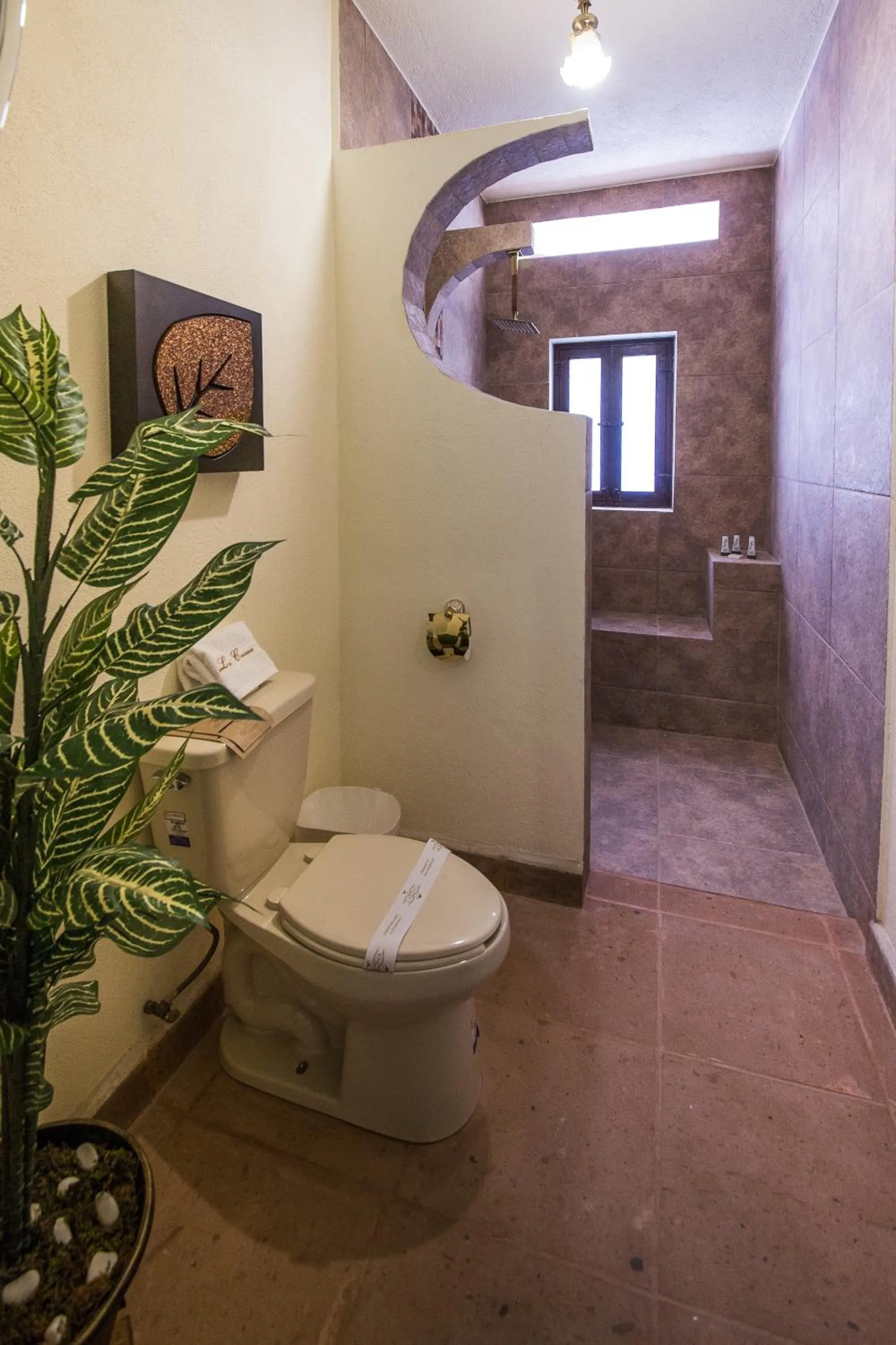 Shower in La Casona Minera