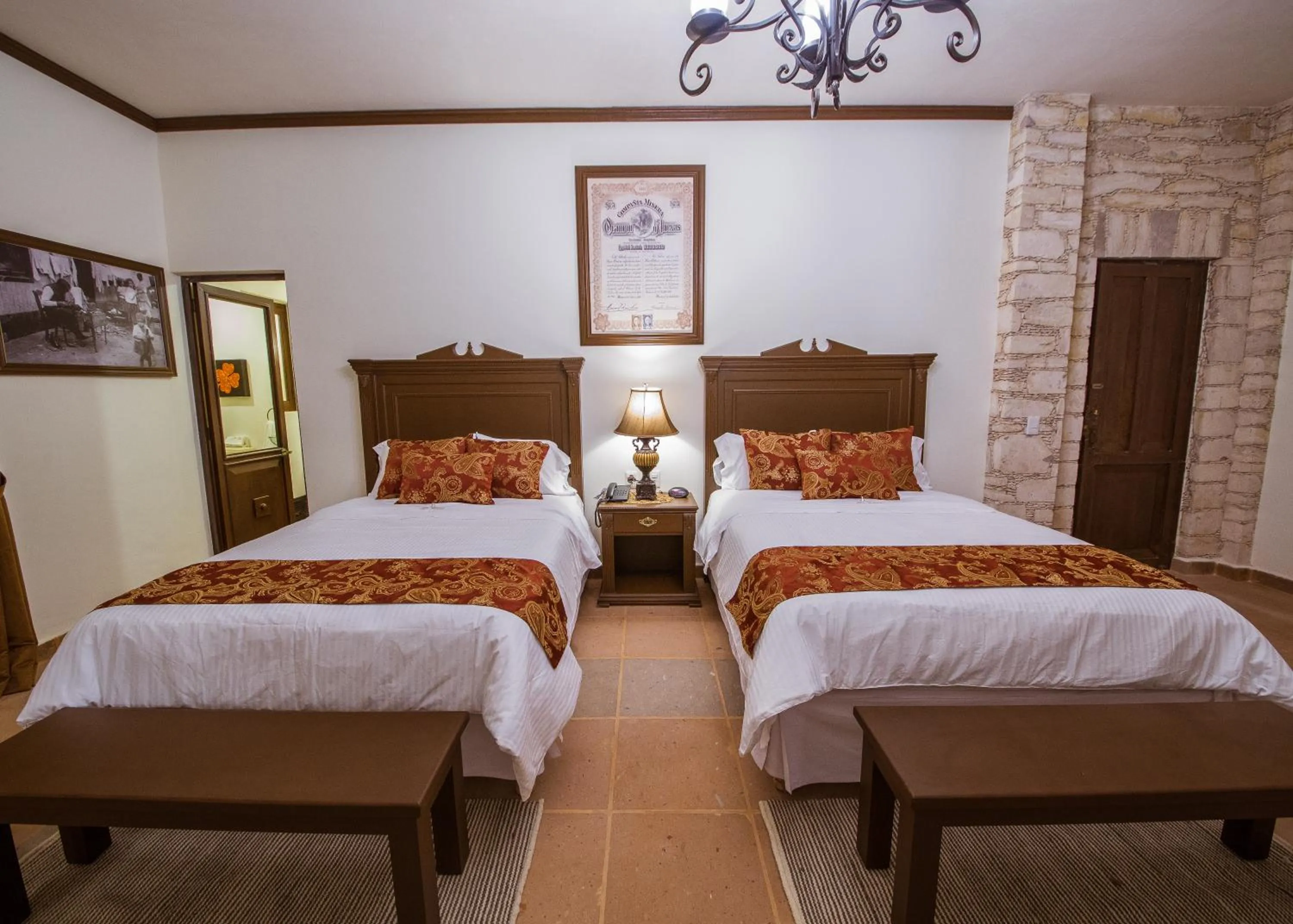 Bed in La Casona Minera