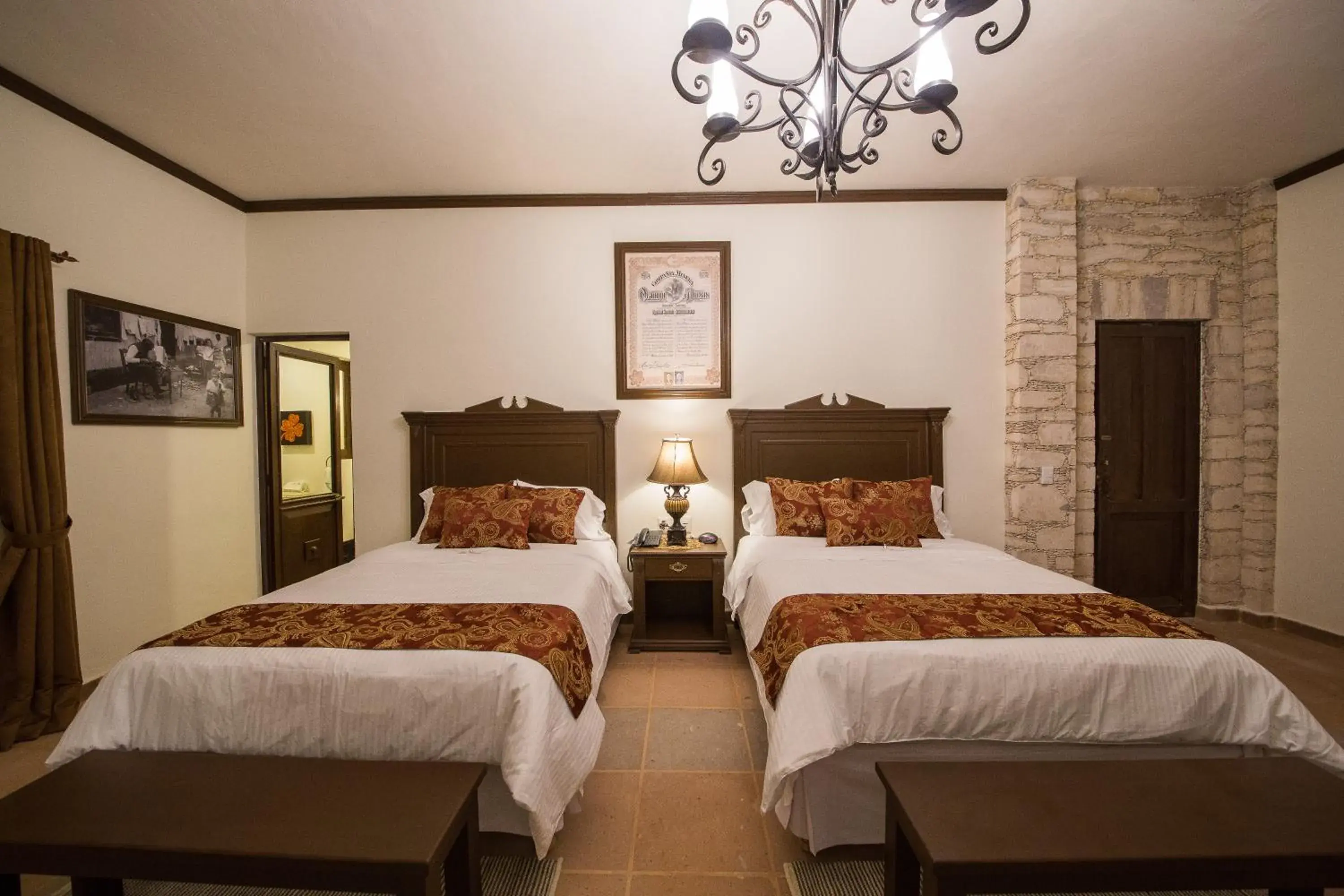 Bed in La Casona Minera Bed in La Casona Minera