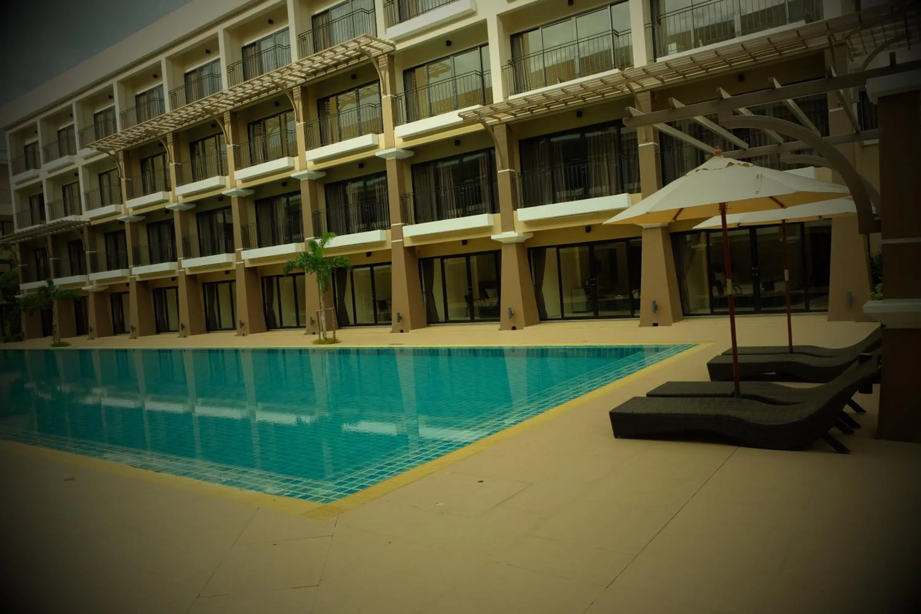 Balcony/Terrace, Property Building in Summer Tree Hotel