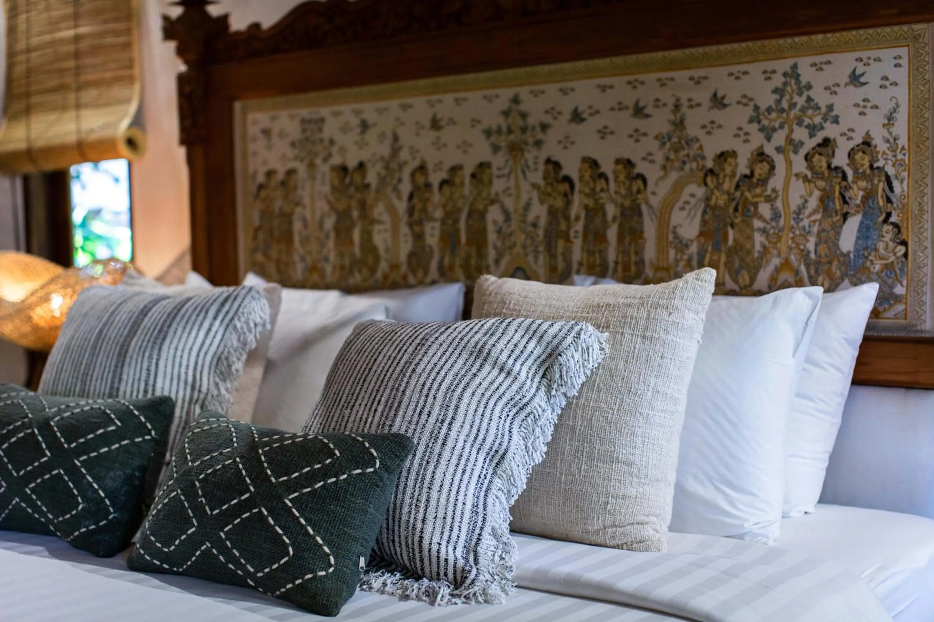 Bed in Vision Villa Resort