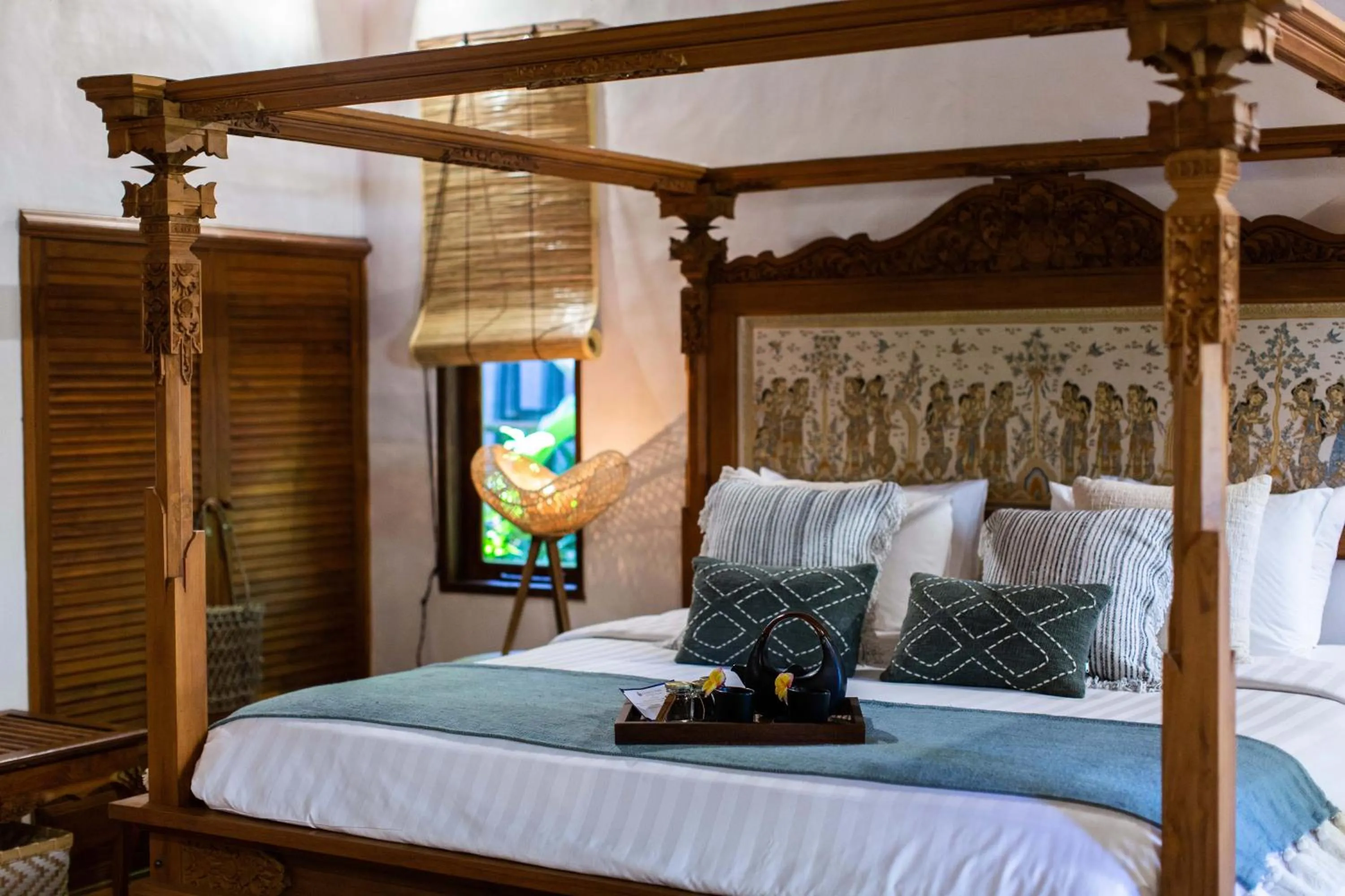 Bed in Vision Villa Resort