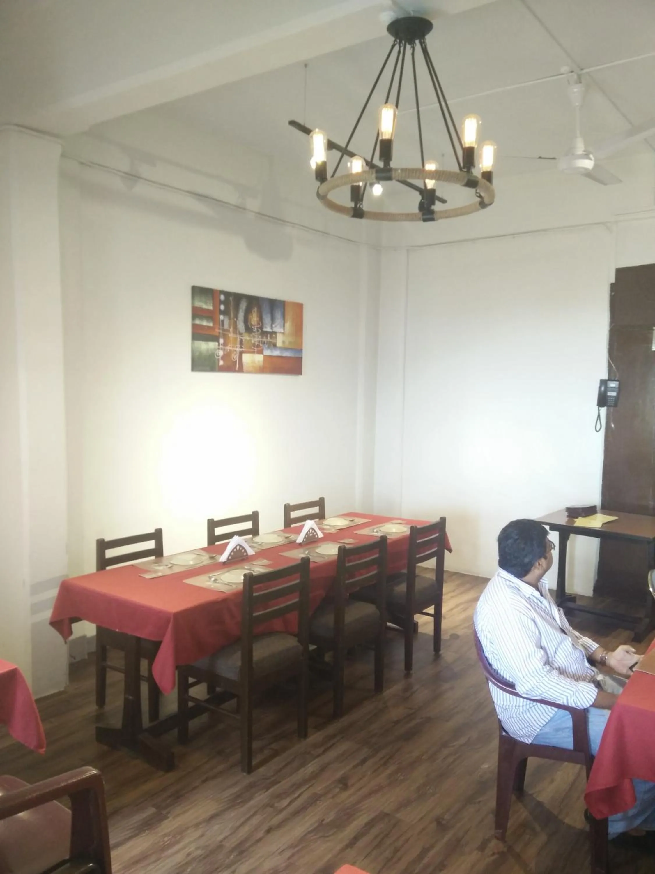 Dining area in Strand Hotel, Colaba - A Seafront property