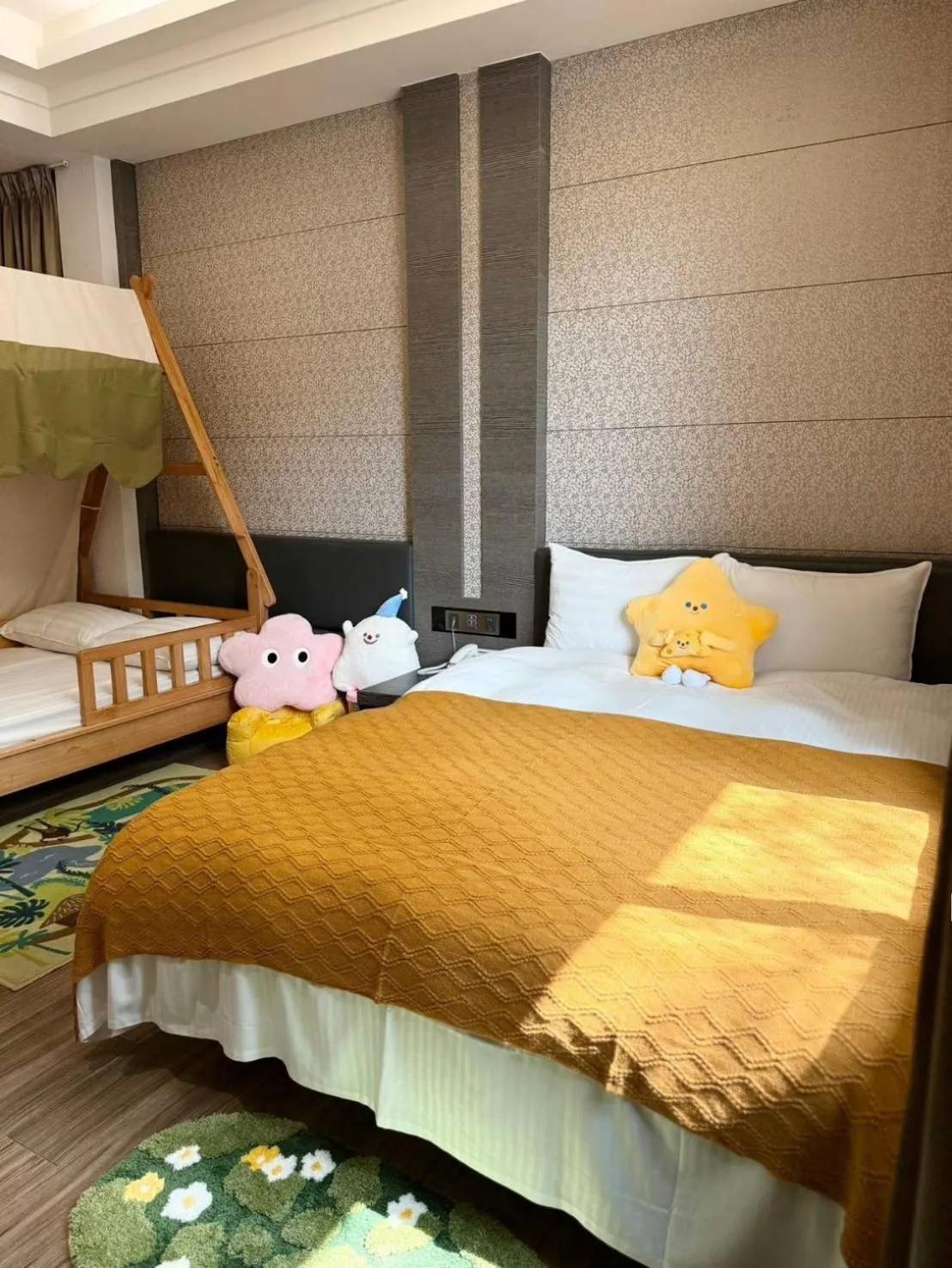 Bed in Talmud Hotel Tainan