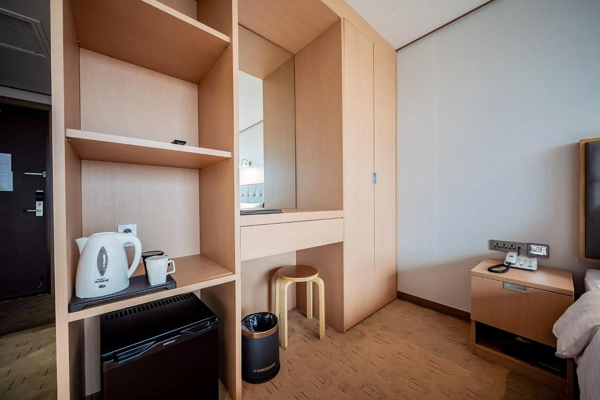 Photo of the whole room, Bed in Sunrise Hotel Seongsan