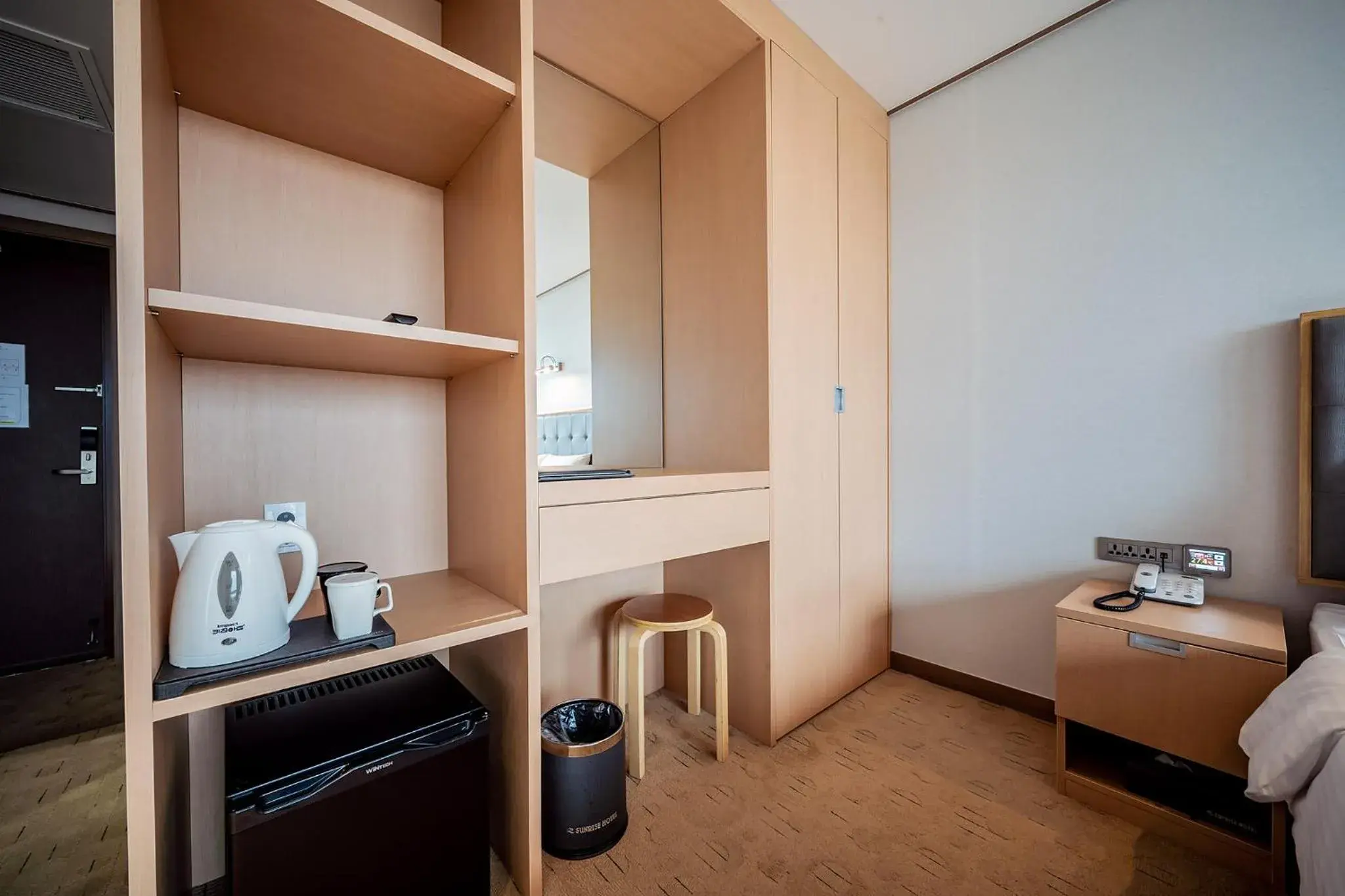 Photo of the whole room, Bed in Sunrise Hotel Seongsan Photo of the whole room, Bed in Sunrise Hotel Seongsan