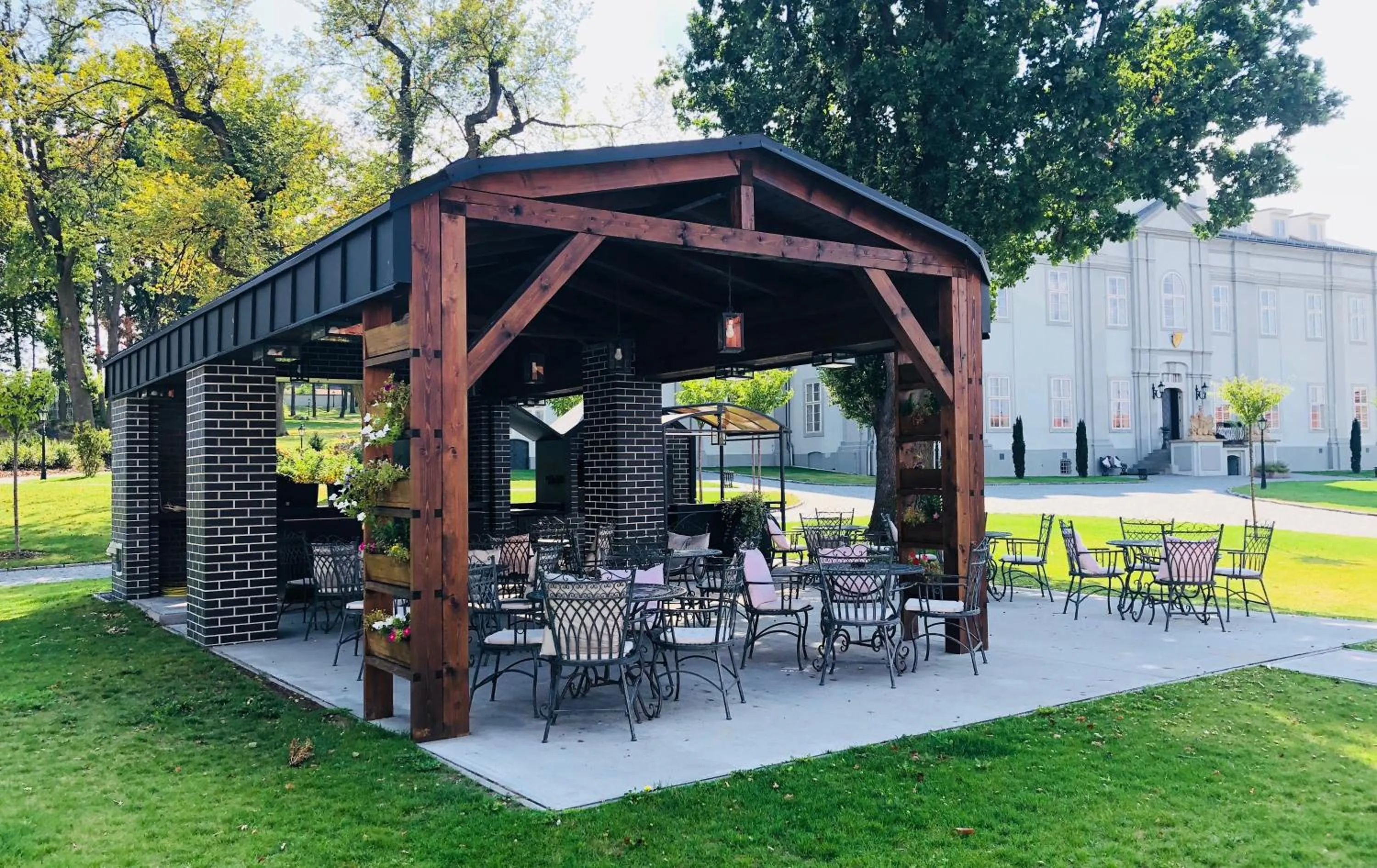 Balcony/Terrace in Hotel Panství Dlouhá Lhota