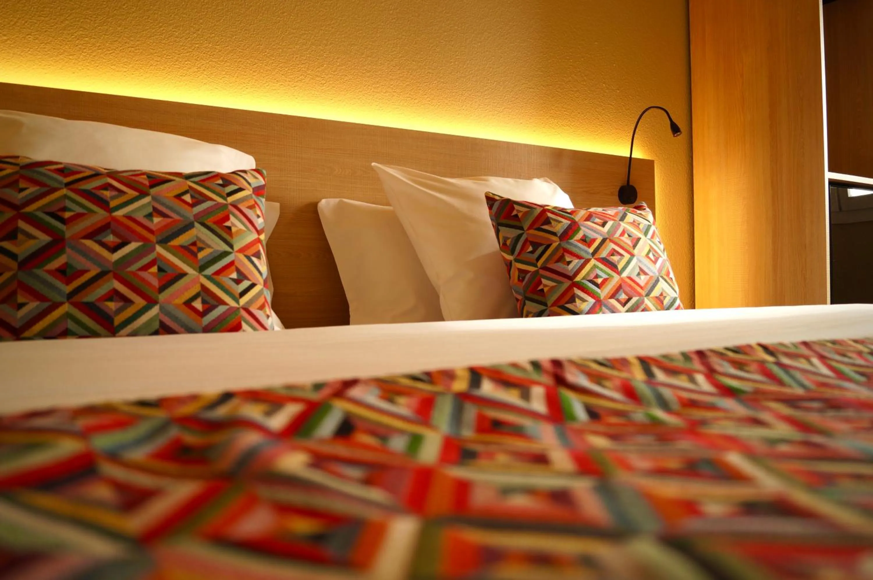 Bed in Hotel-Restaurant Stand'Inn