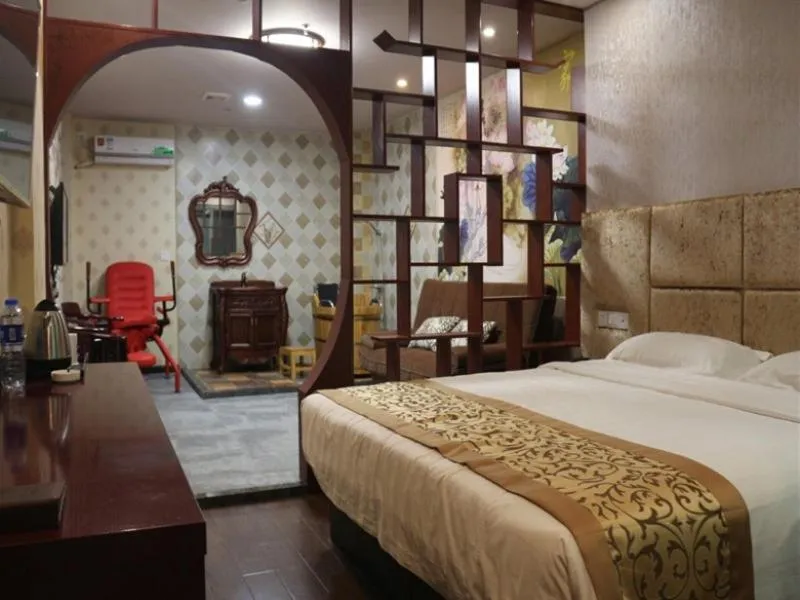 Bed in Greentree Alliance Shang Hai Pudong New Area Zhangyang Road Hotel