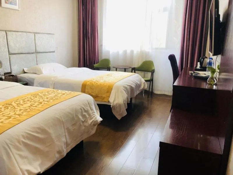 Bed in Greentree Alliance Shang Hai Pudong New Area Zhangyang Road Hotel