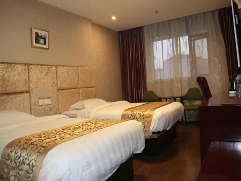 Bed in Greentree Alliance Shang Hai Pudong New Area Zhangyang Road Hotel