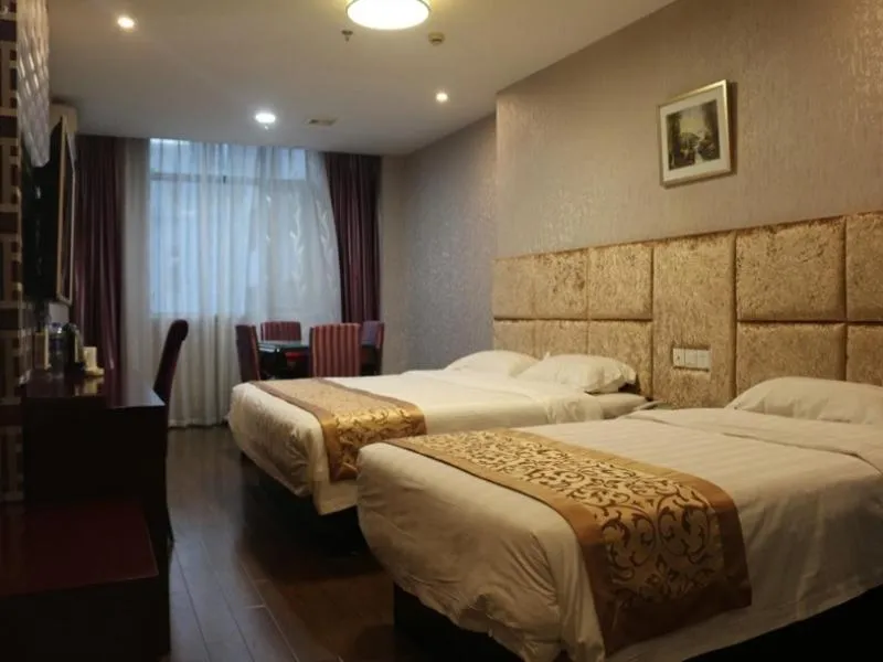 Bed in Greentree Alliance Shang Hai Pudong New Area Zhangyang Road Hotel