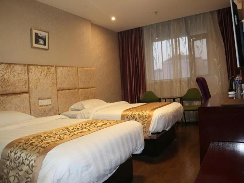 Bed in Greentree Alliance Shang Hai Pudong New Area Zhangyang Road Hotel