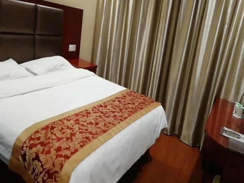 Bed in GreenTree Inn JiangSu Suzhou Wuzhong District Dongwu North Road Business Hotel