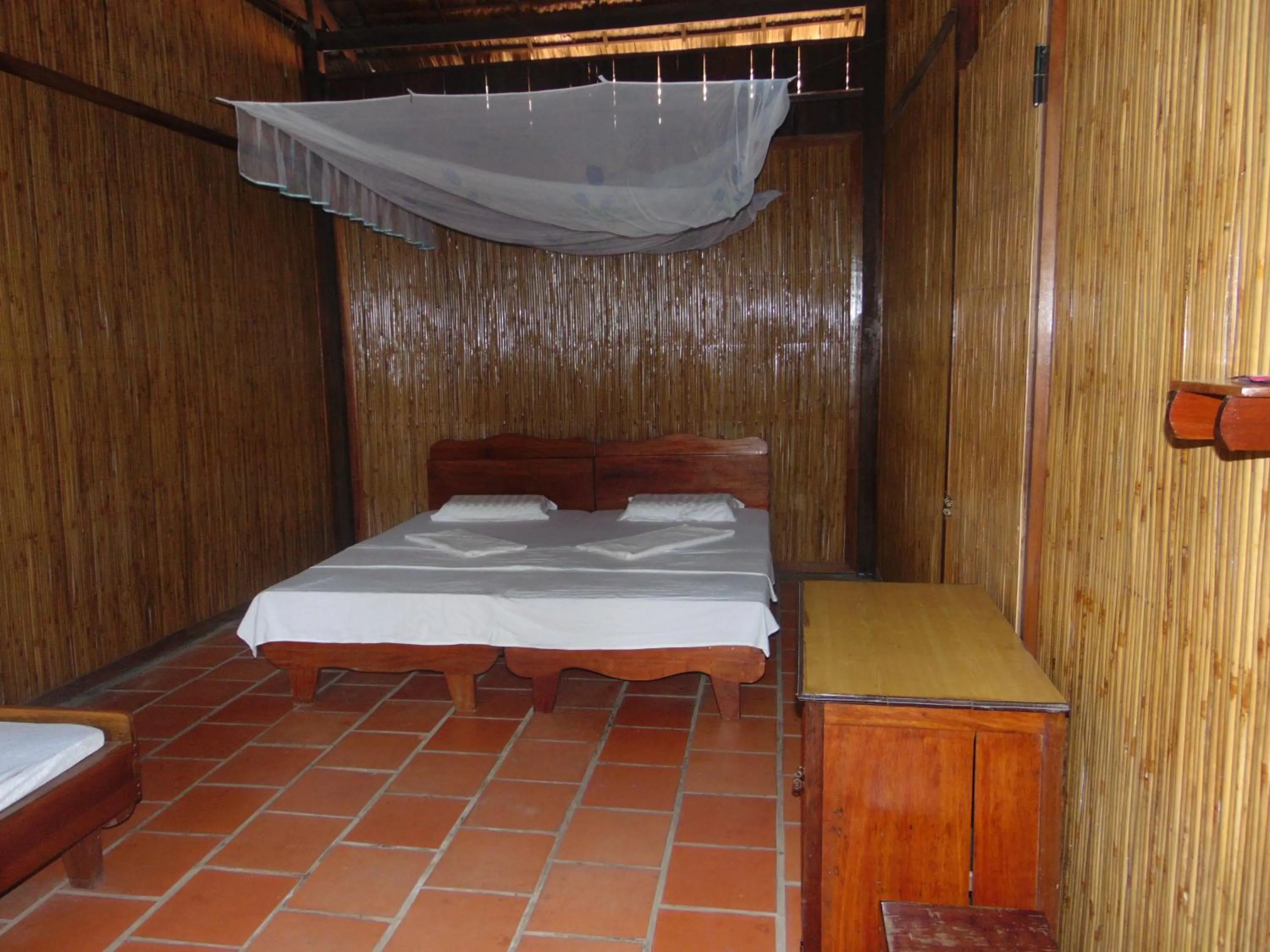 Bed in Ba Linh Homestay