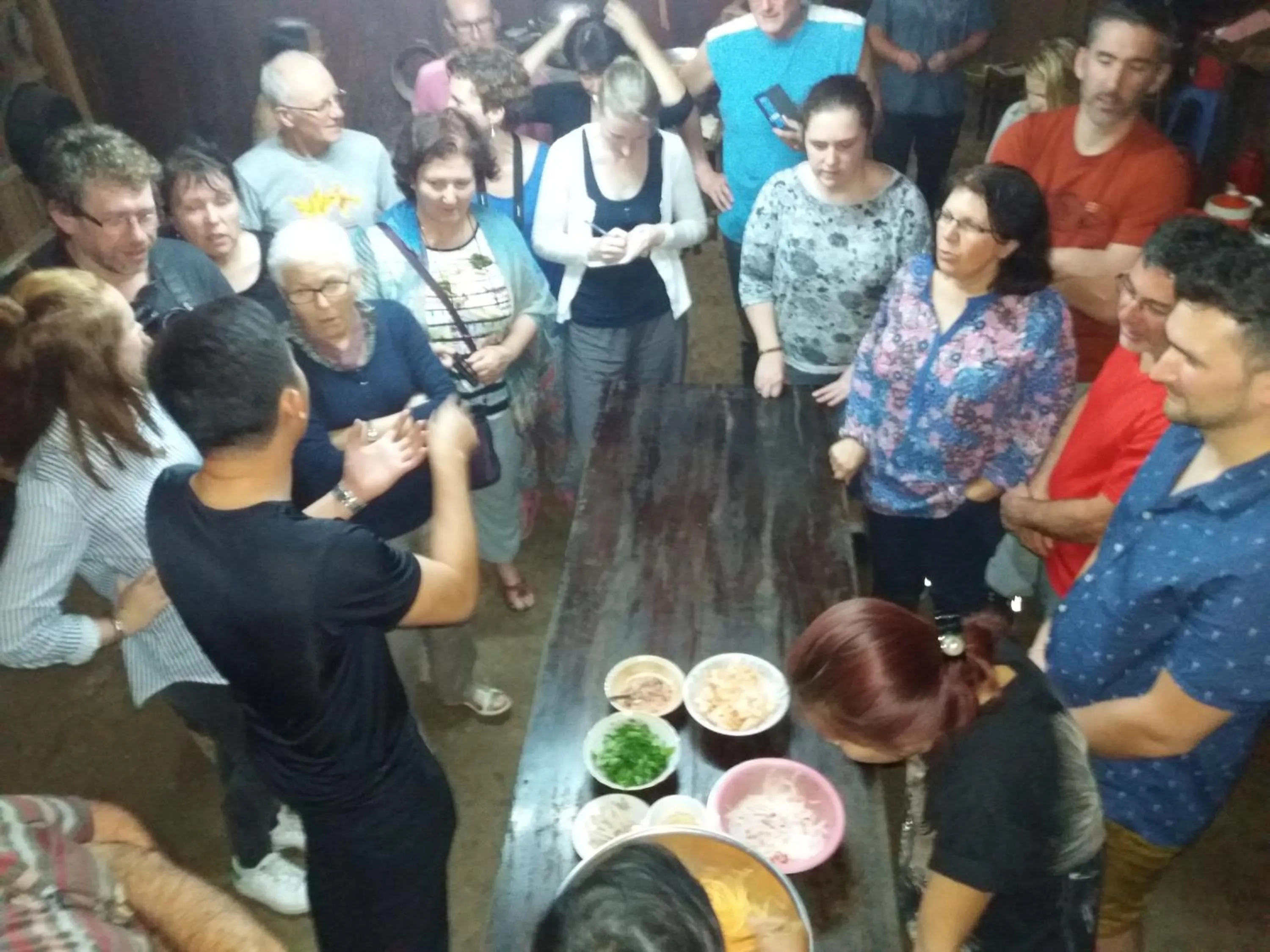 Kitchen or kitchenette in Ba Linh Homestay