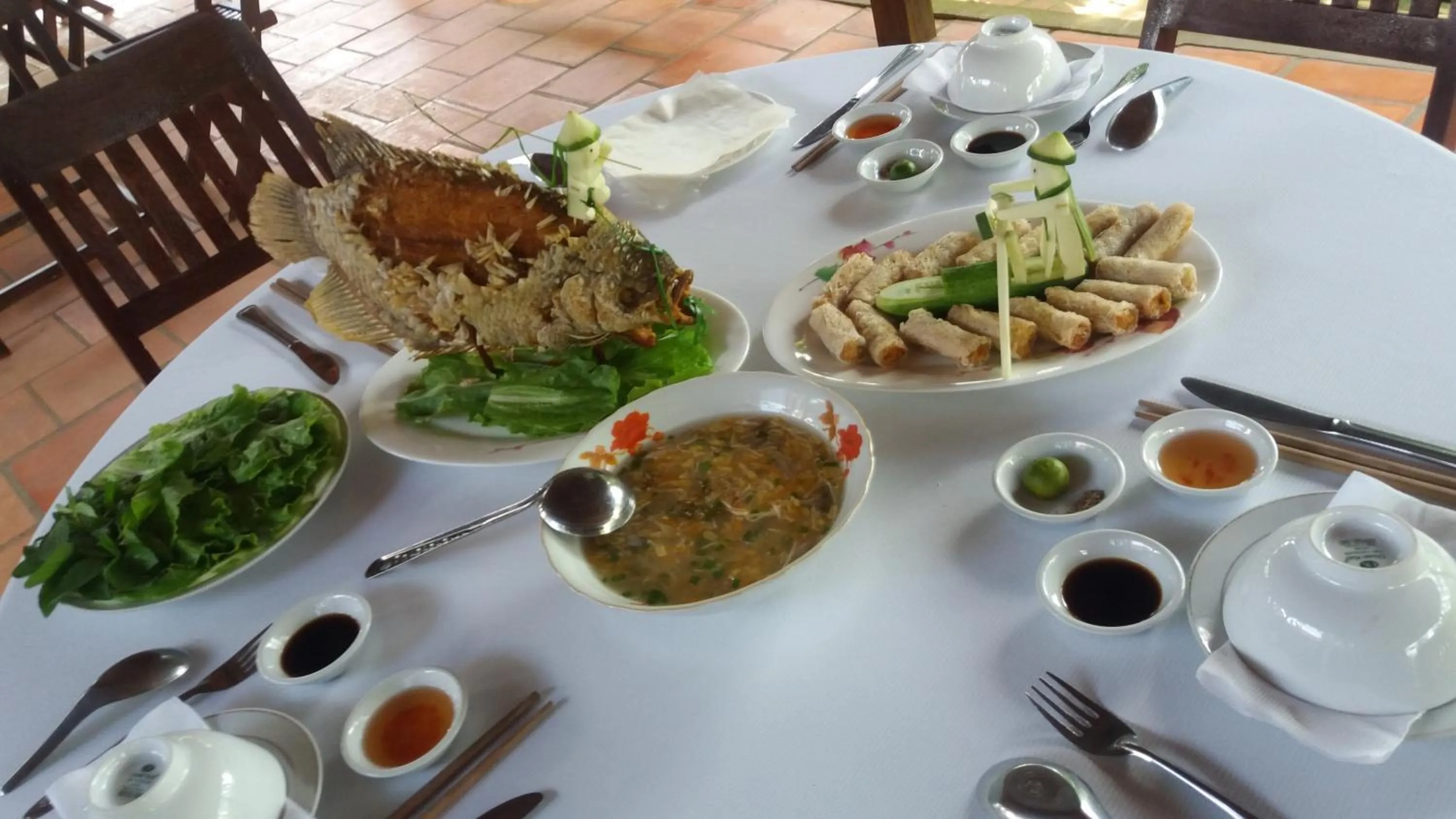 Food close-up in Ba Linh Homestay