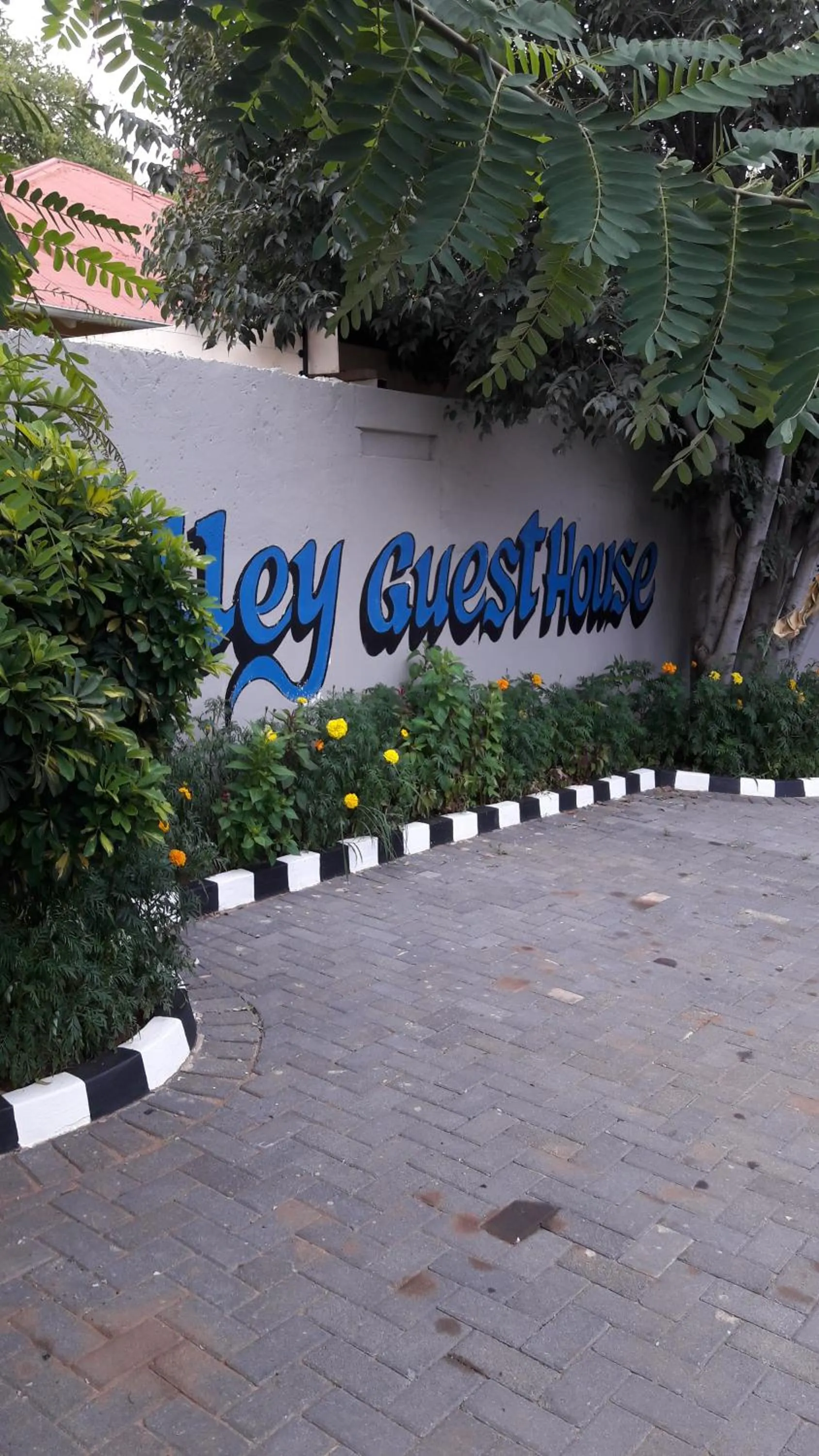 Garden view in Valley Guest House