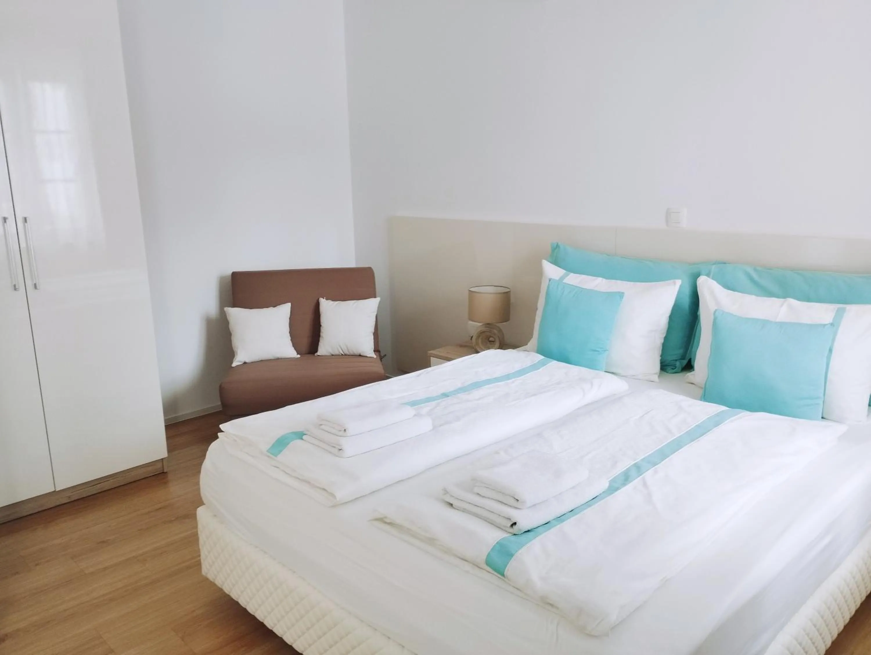 Bed in Apartments Wallas