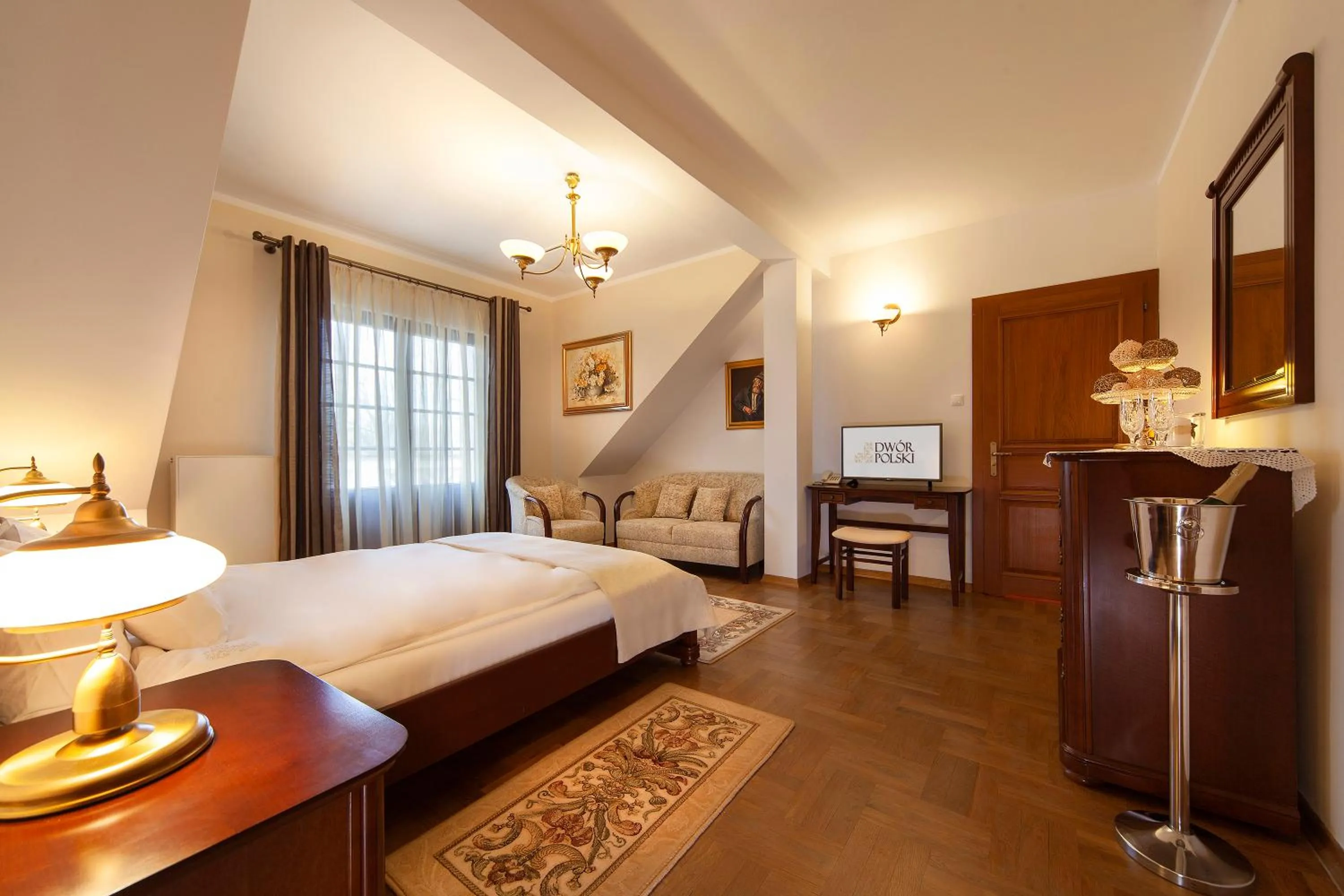 Garden, Bed in Rezydencja Dwór Polski