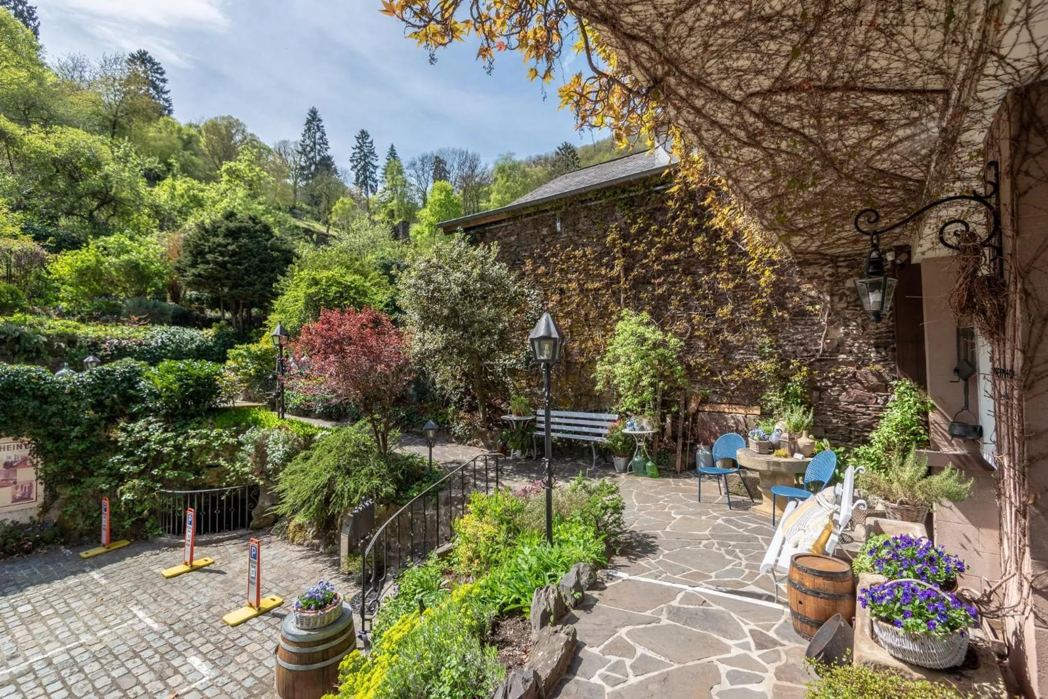 Patio in Hotel Heintz
