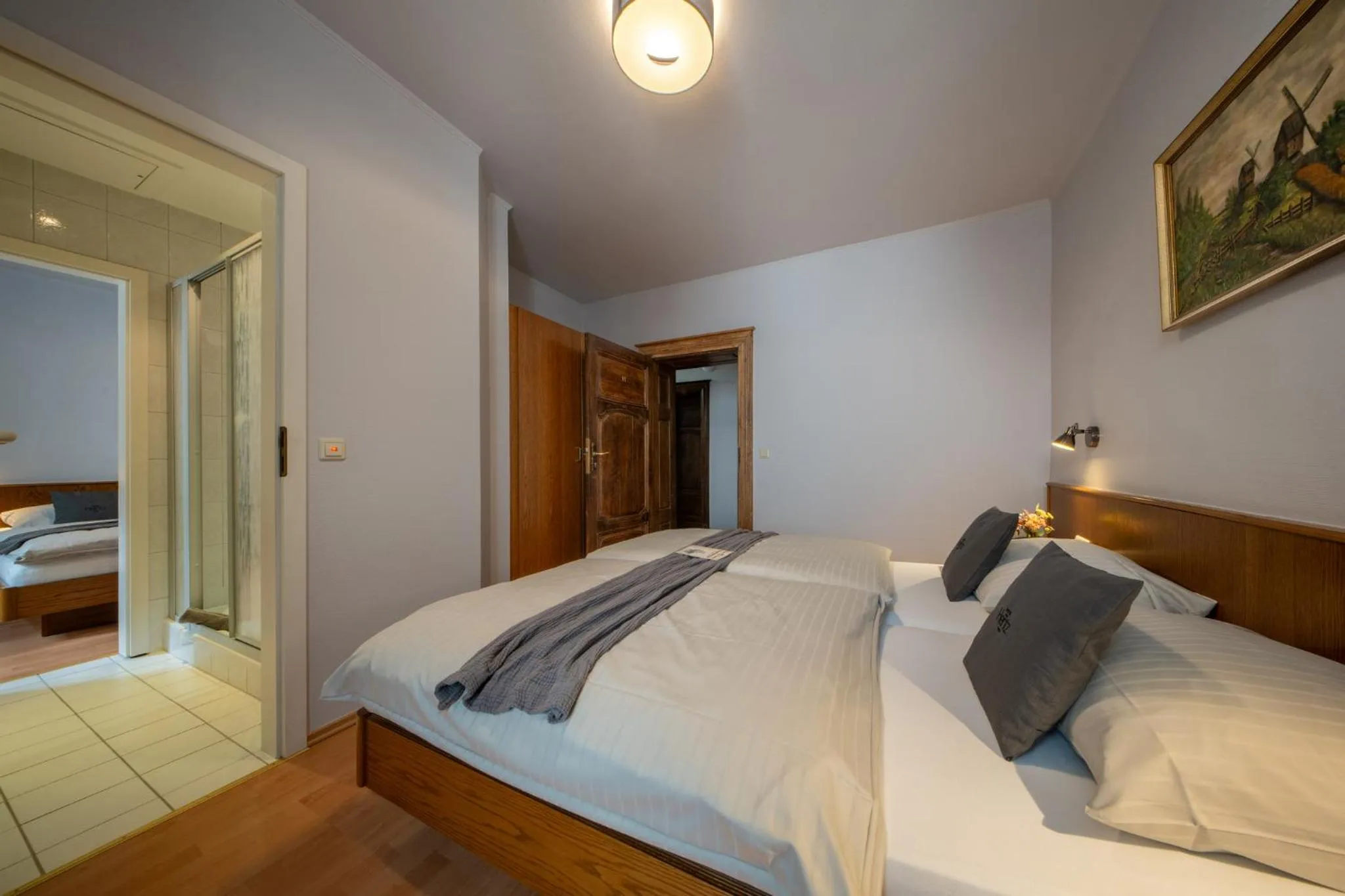 Bedroom, Bed in Hotel Heintz