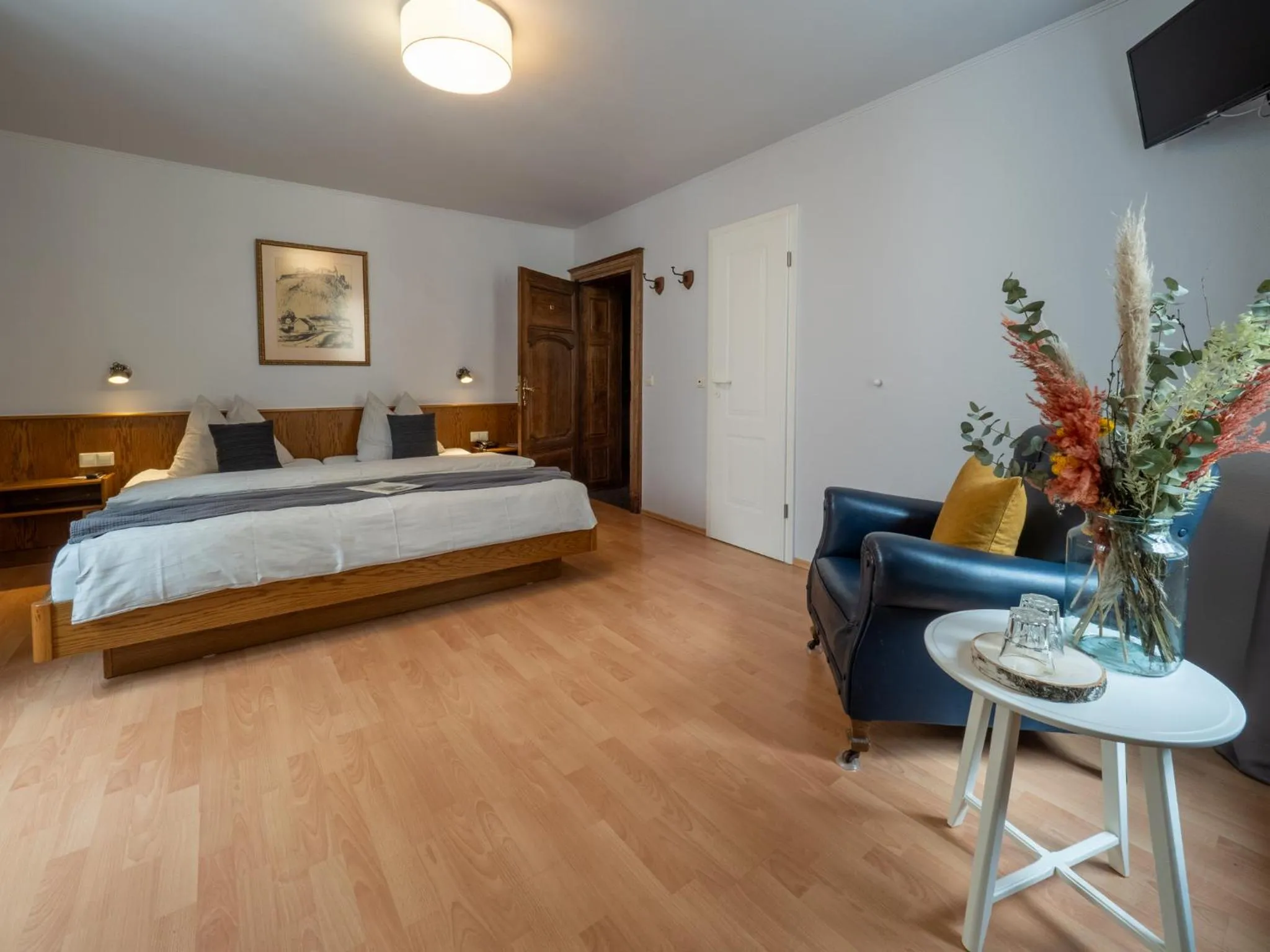 Bedroom, Bed in Hotel Heintz