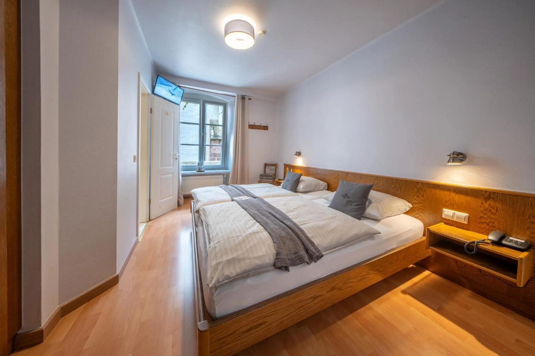 Bedroom, Bed in Hotel Heintz