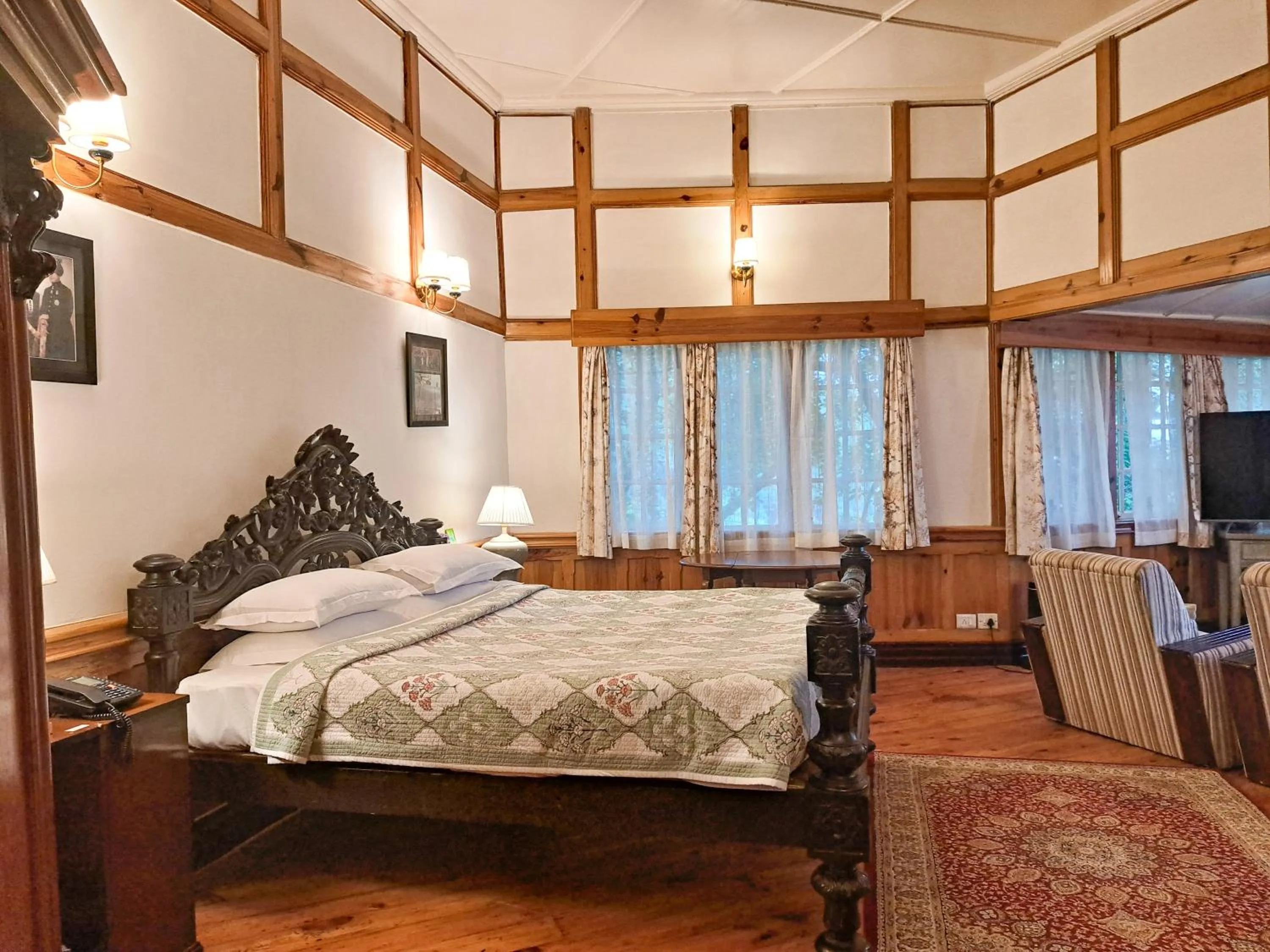 Bed in The Heritage Club - Tripura Castle Hotel and Spa