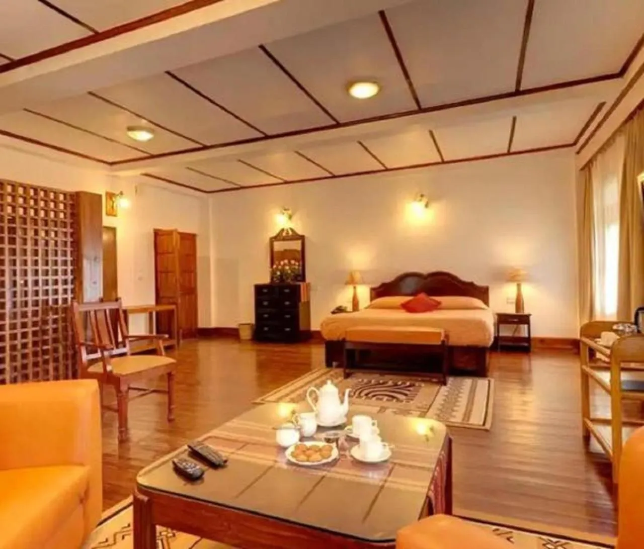Bed in The Heritage Club - Tripura Castle Hotel and Spa