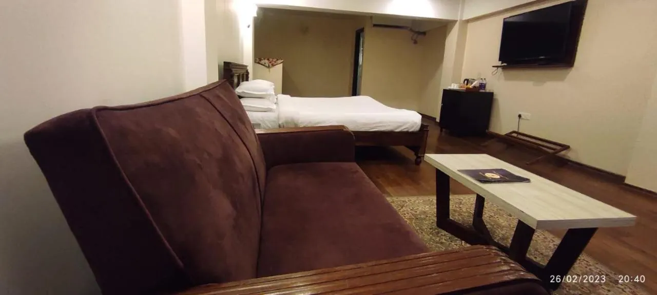 Bed in The Heritage Club - Tripura Castle Hotel and Spa