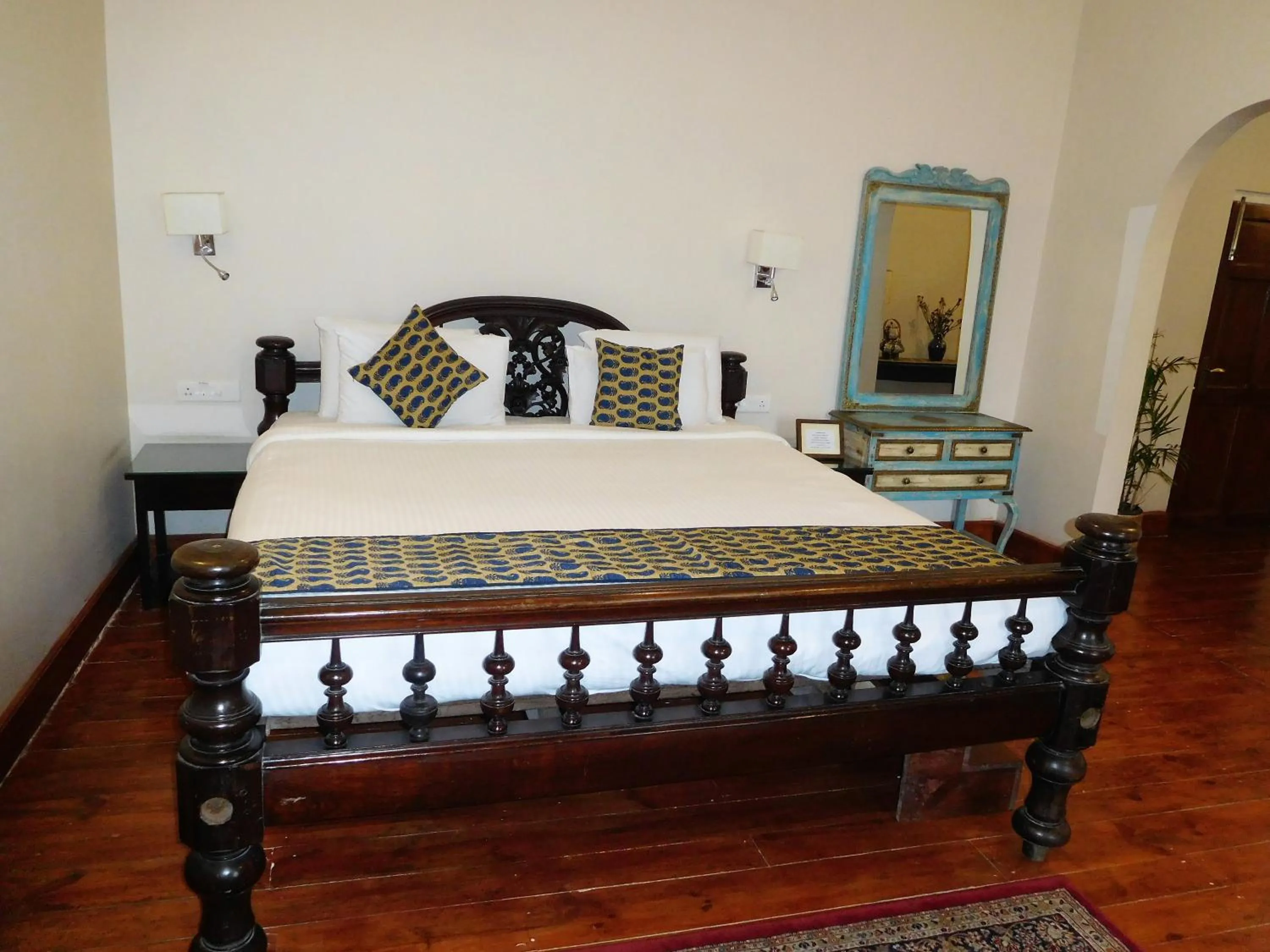 Bed in The Heritage Club - Tripura Castle Hotel and Spa