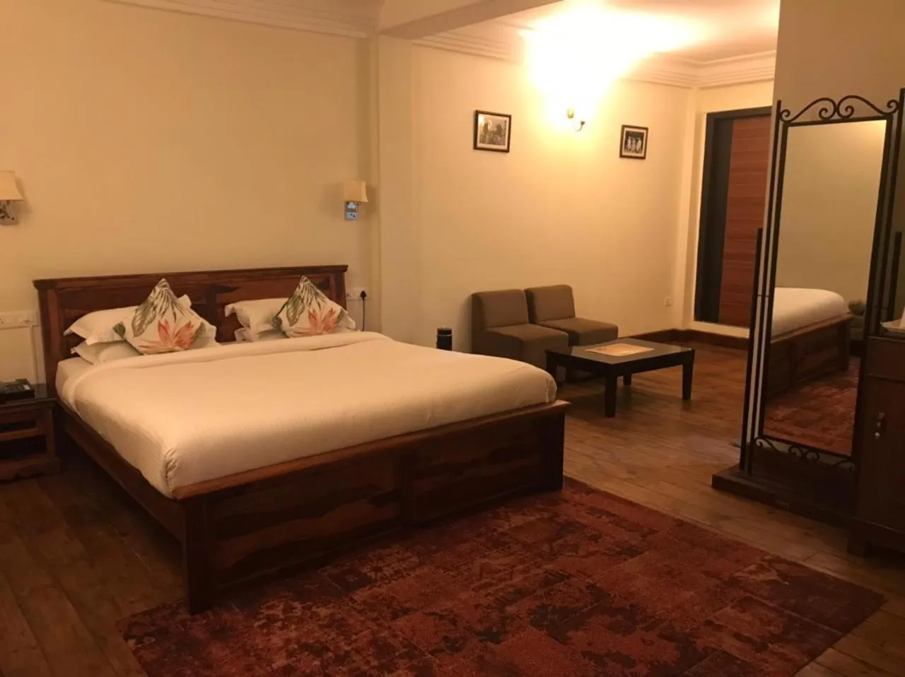 Bed in The Heritage Club - Tripura Castle Hotel and Spa