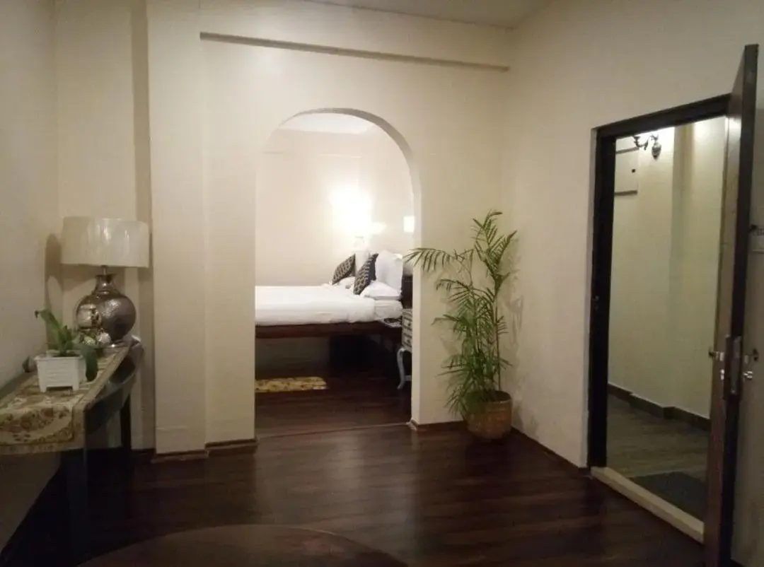 Bed in The Heritage Club - Tripura Castle Hotel and Spa Bed in The Heritage Club - Tripura Castle Hotel and Spa