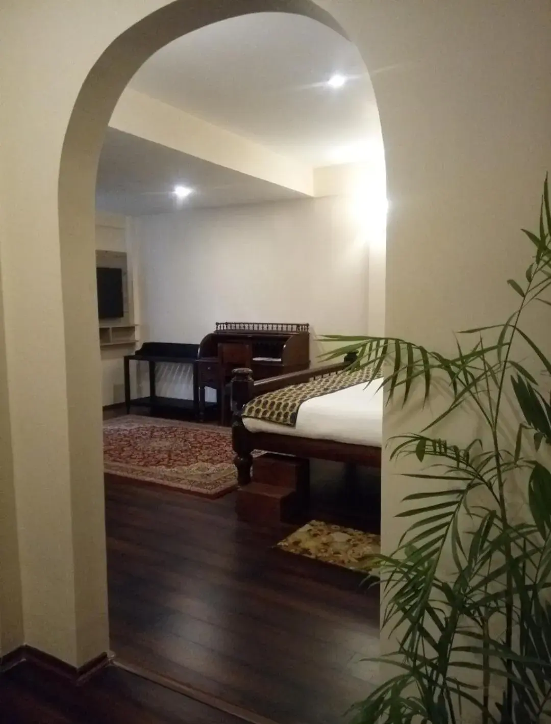 Bed in The Heritage Club - Tripura Castle Hotel and Spa Bed in The Heritage Club - Tripura Castle Hotel and Spa