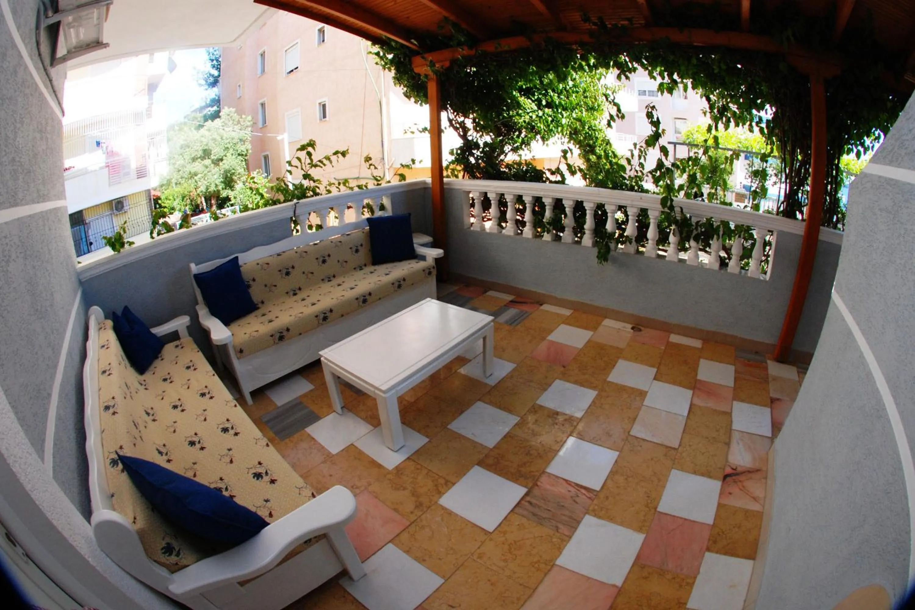 Balcony/Terrace in Hotel Vila Alvin & Apartments