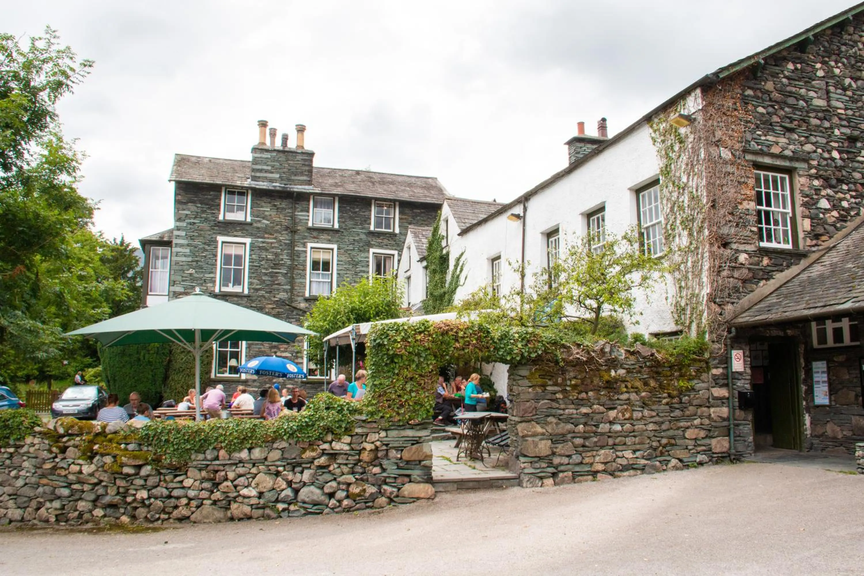 Property building in The Old Dungeon Ghyll Hotel