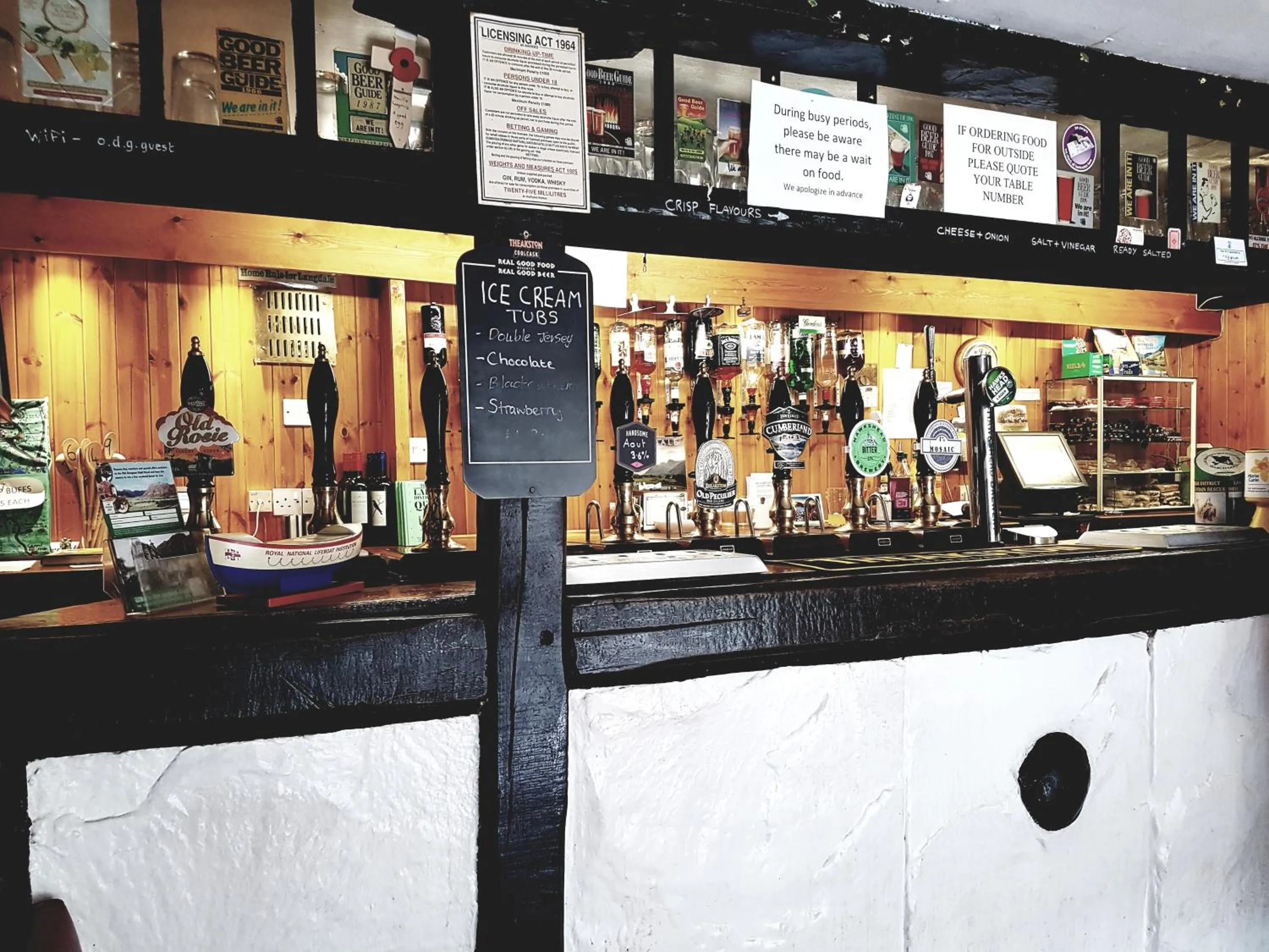 Restaurant/places to eat in The Old Dungeon Ghyll Hotel