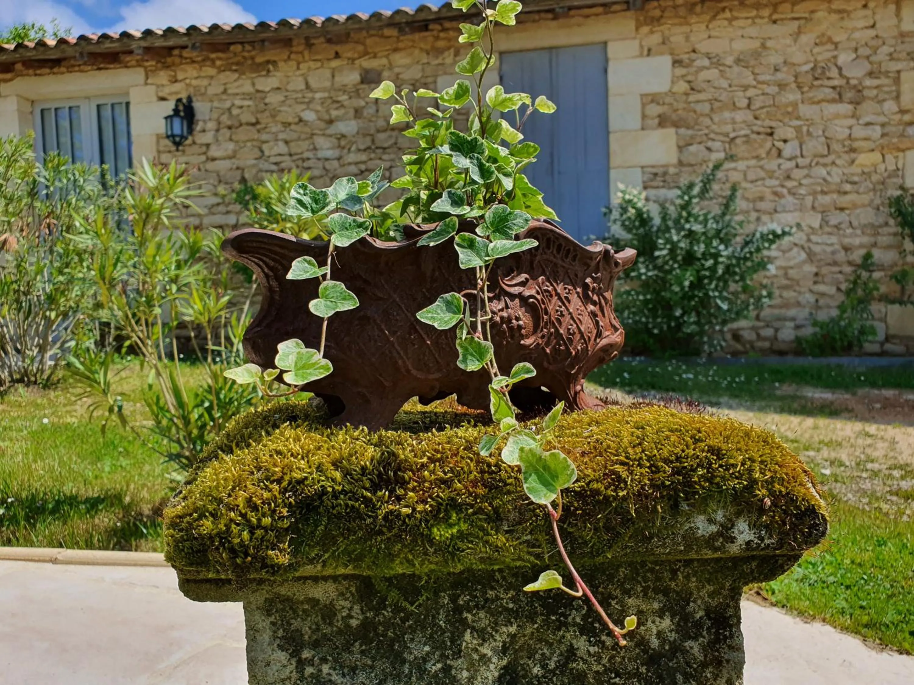 Garden view in Le Clos Réaud