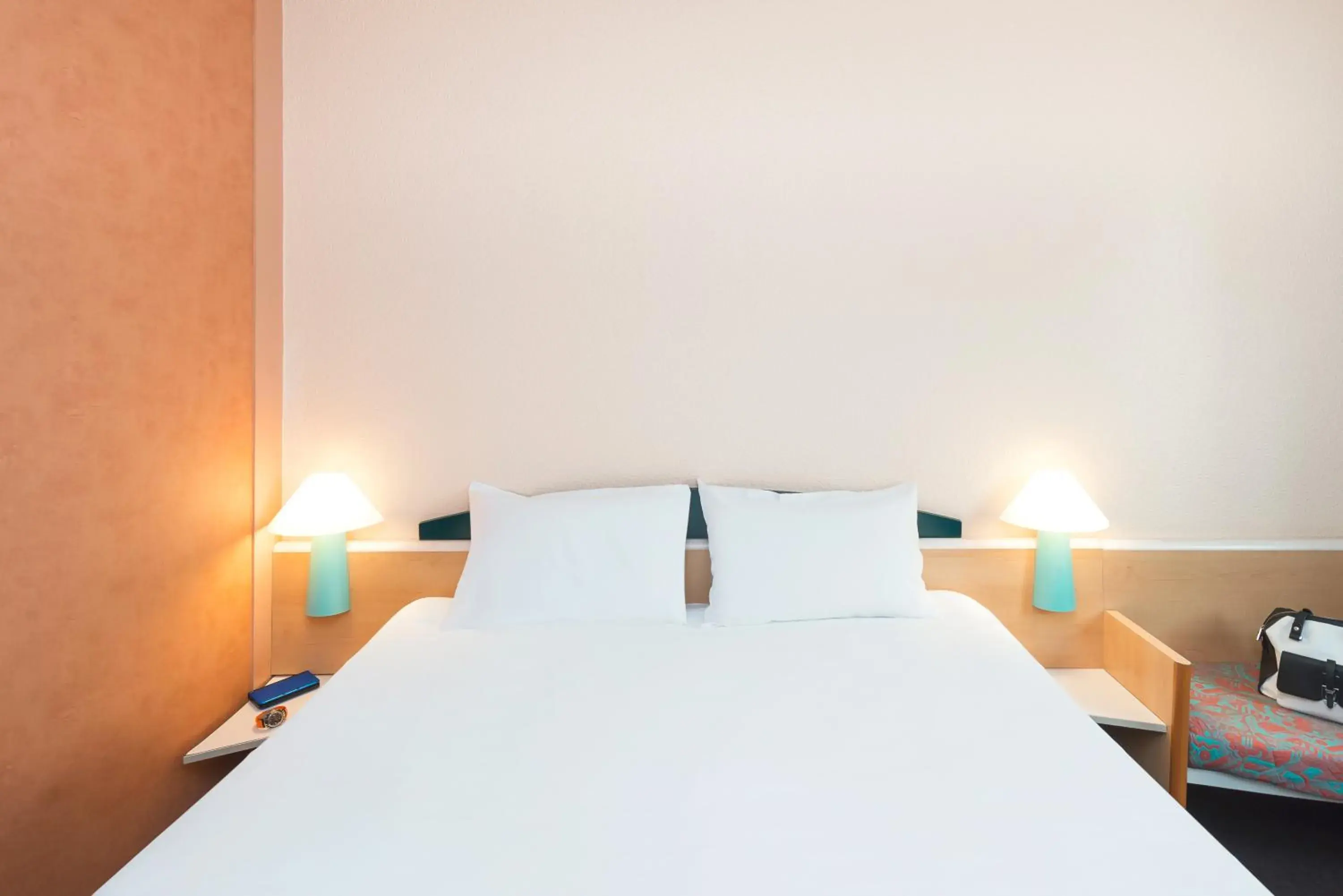 Bed in ibis Luxembourg Sud Bed in ibis Luxembourg Sud